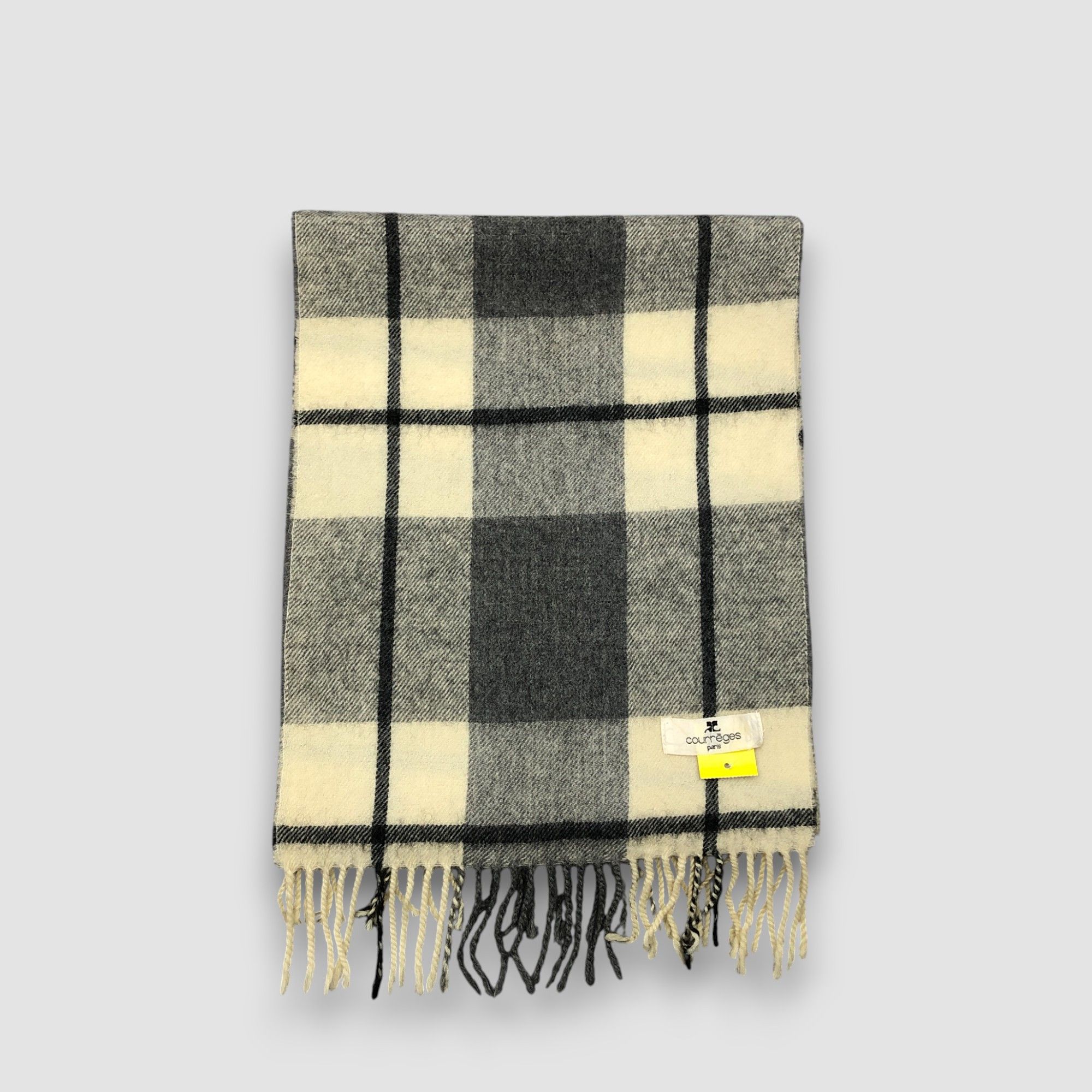 Courreges Vintage Courreges Scarf Muffler Wool Cashmere Scarves Size ONE SIZE - 3 Thumbnail