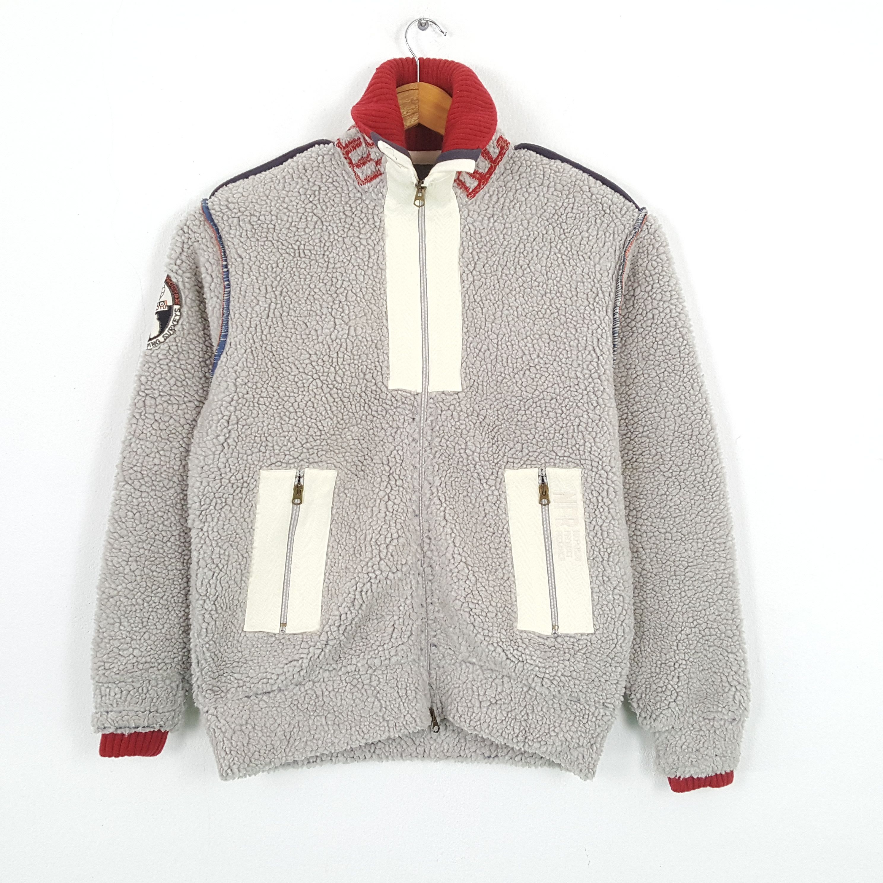 Napapijri × Vintage Vintage NAPAPIJRI Outdoor Style Sherpa Jacekt Size US M / EU 48-50 / 2 - 3 Thumbnail