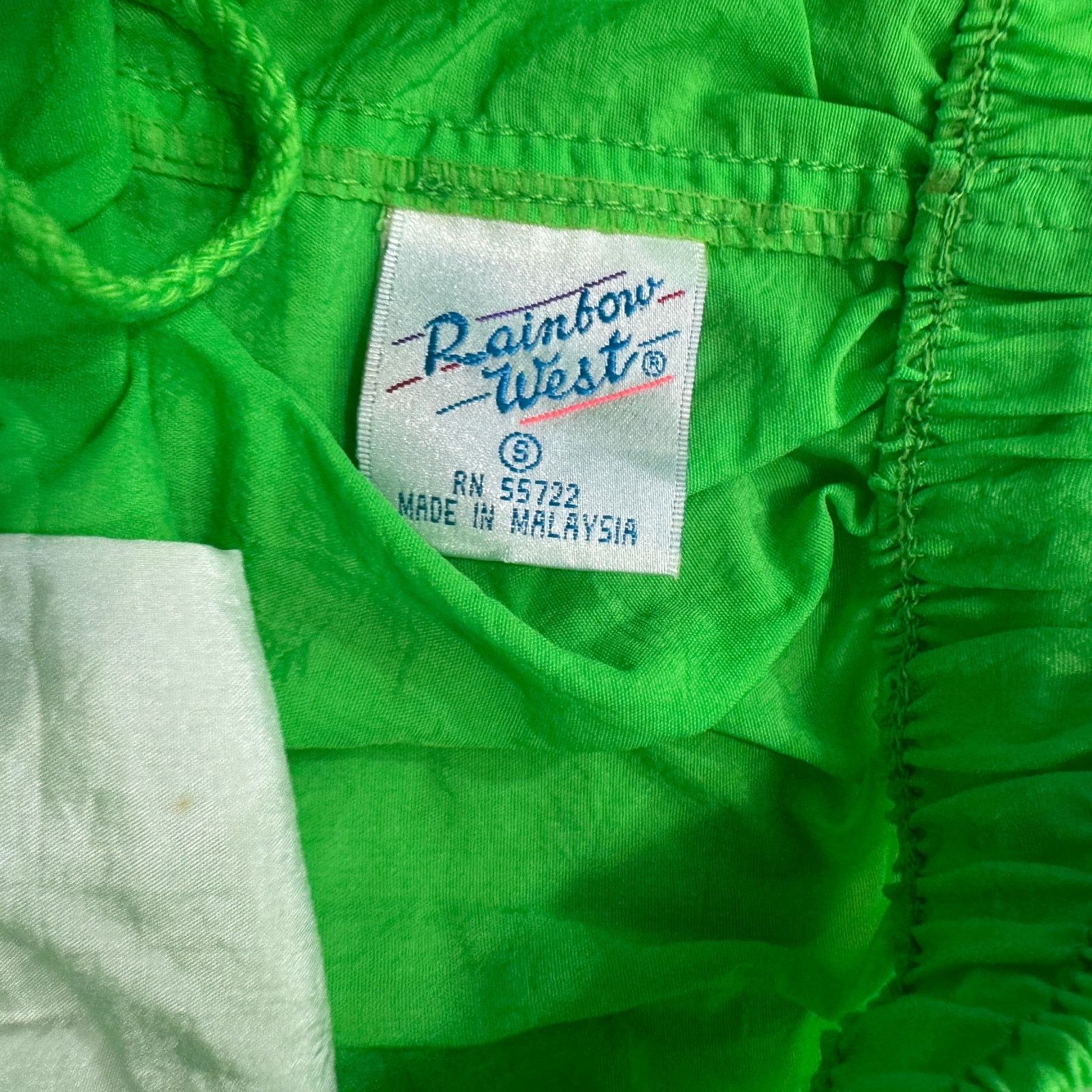 Vintage NEW Vintage USA Sport Surf Shorts Small Green 80s Jet Ski Size US 26 / EU 42 - 6 Thumbnail