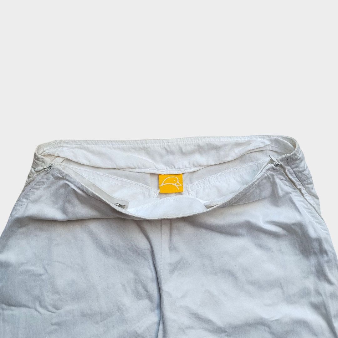 Helmut Lang × Mandarina Duck Mandarina duck side zip wide trouser Size 27" / US 4 / IT 40 - 4 Thumbnail