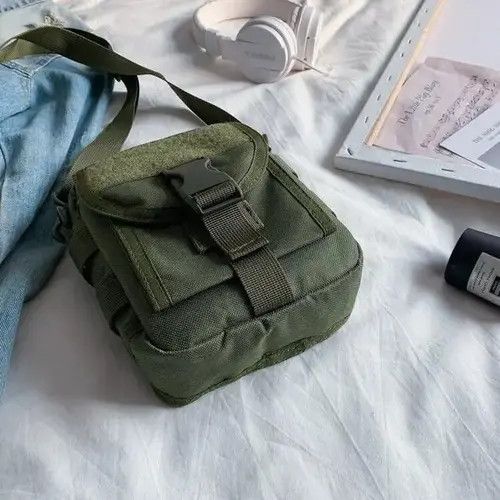 Japanese Brand × Vintage Y2K military vintage messenger shoulder bag Size ONE SIZE - 2 Thumbnail