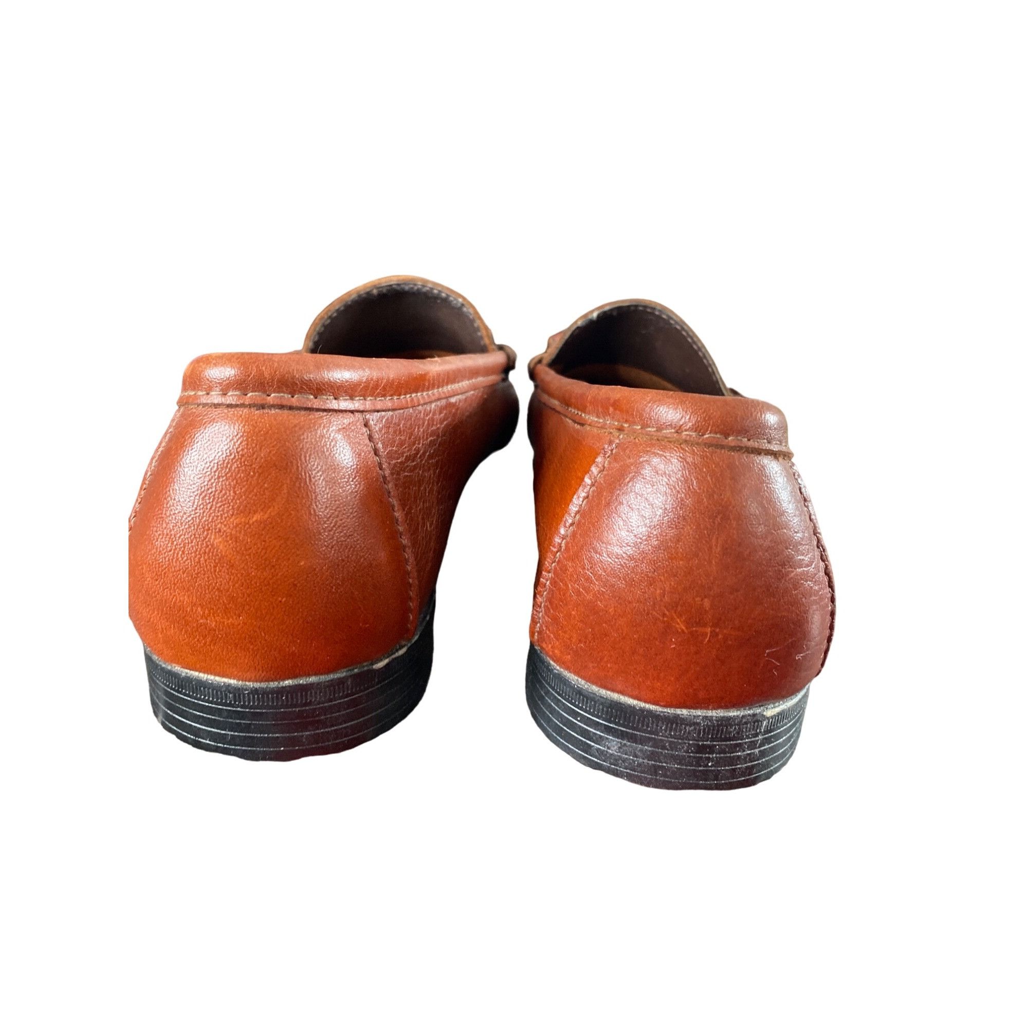 Dexter Shoe Company DEXTER MEN'S SADDLE BROWN BRAIDED LEATHER TASSEL SLIP-ON LOA Size US 9.5 / EU 42-43 - 4 Thumbnail
