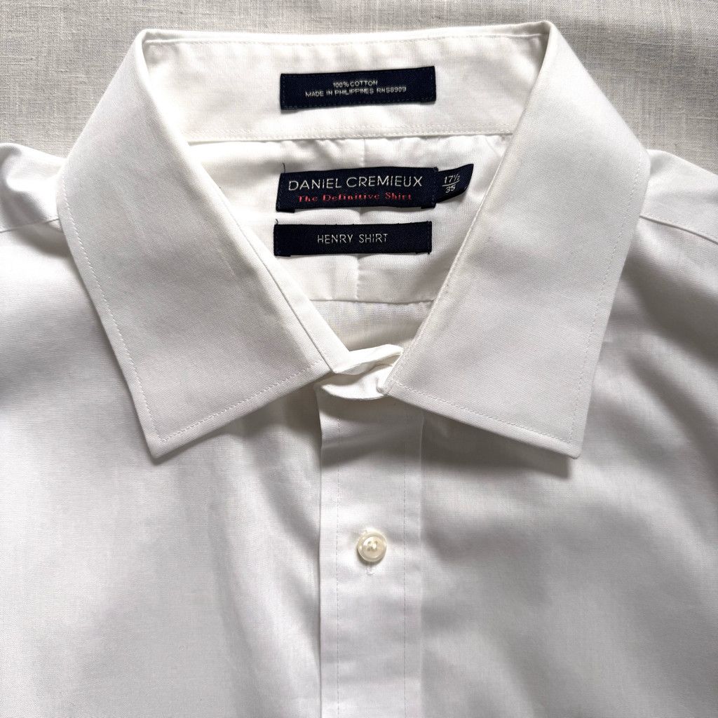 Daniel Cremieux Daniel Cremieux Definitive Button-Up White Shirt 17.5/35 Size US XL / EU 56 / 4 - 2 Thumbnail