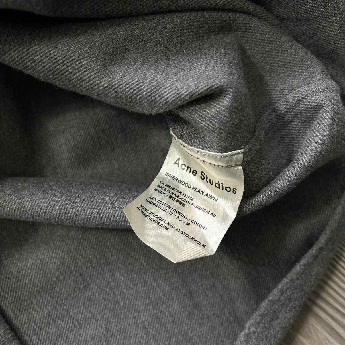 Acne Studios Acne Studios Isherwood Flan AW14 Shirt Size US M / EU 48-50 / 2 - 10 Thumbnail