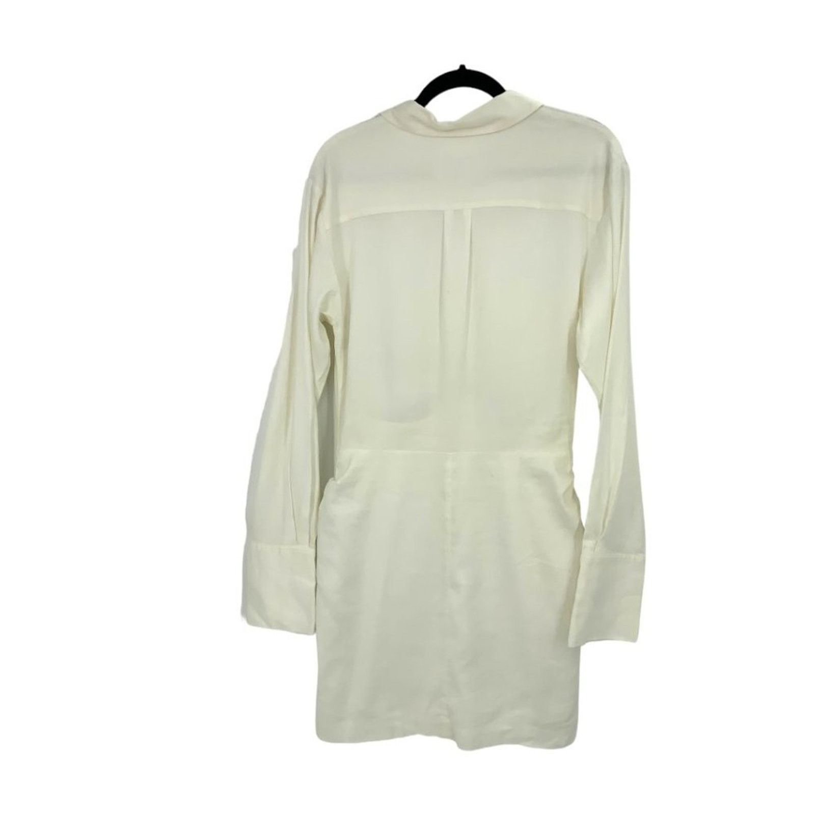 Frame Frame Twist Long Sleeve Shirtdress Size Large NWOT $478 MSRP Size L / US 10 / IT 46 - 9 Thumbnail