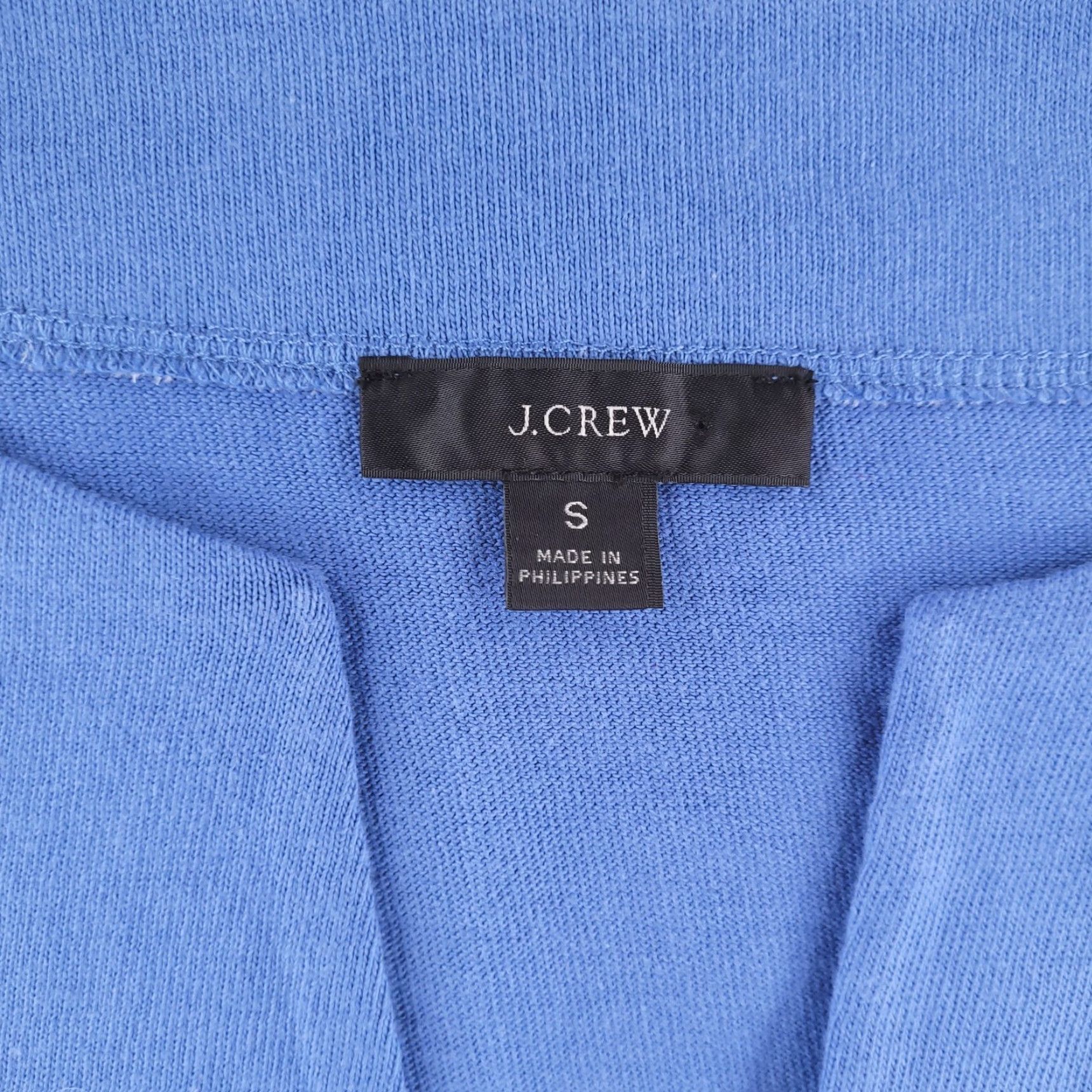J.Crew J.CREW Sweater Womens Small Blue Stripe Pullover Flare Sleeves Oversized Slouchy V-Neck Knit Pattern: Striped Jeans Shirt? Size S / US 4 / IT 40 - 3 Thumbnail