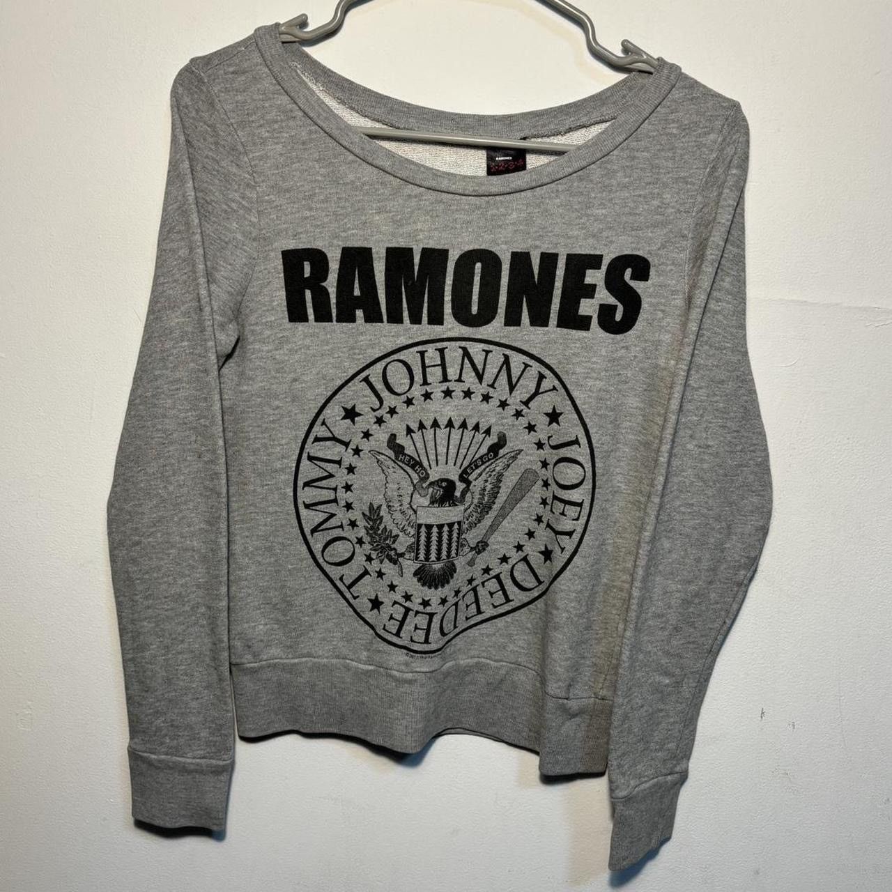 Band Tees Early 2000s Heather Grey Ramones Band crewneck Sweatshirt Size S / US 4 / IT 40 - 1 Thumbnail