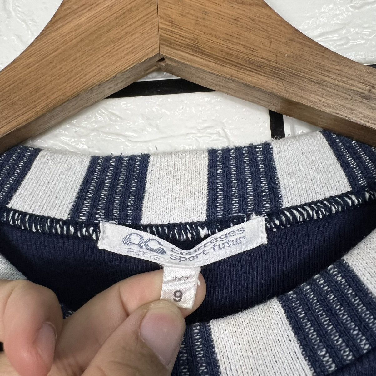 Courreges Vintage COURREGES Sport Futur Crewneck Sweatshirt #3992-C182 Size M / US 6-8 / IT 42-44 - 10 Thumbnail