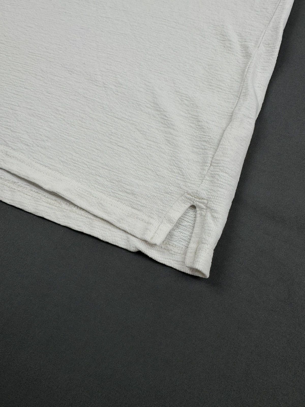Folk Folk White Heavy Cotton Polo Size US L / EU 52-54 / 3 - 3 Thumbnail