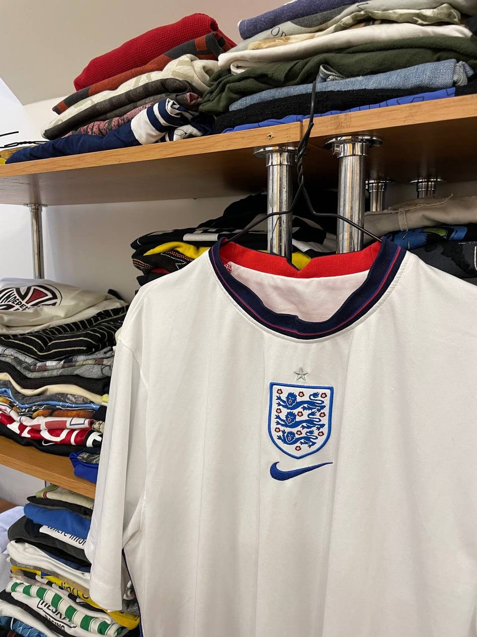 Nike Nike England 2019/20 Home Soccer Jersey Blokecore Size US L / EU 52-54 / 3 - 3 Thumbnail