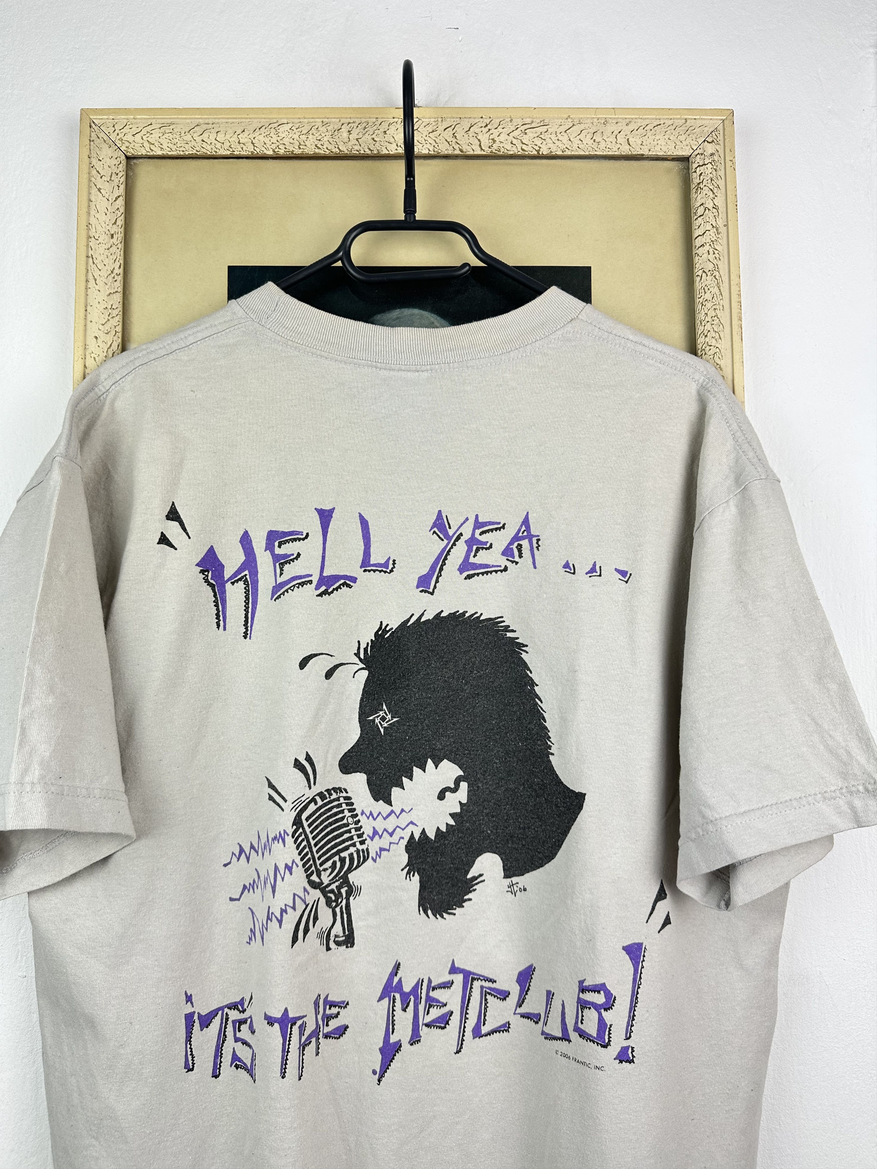Band Tees × Vintage Vintage Metallic 2006 Hell Yea Metclub Band Shirt Tee Size US L / EU 52-54 / 3 - 2 Thumbnail