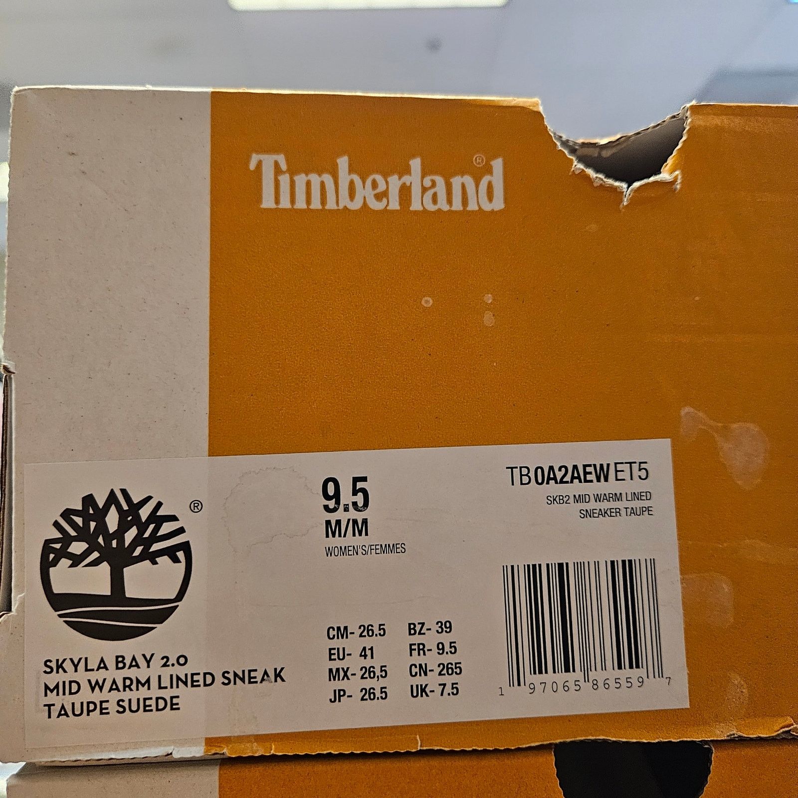 Timberland TIMBERLAND WOMEN'S 9.5 SKYLA BAY 2.0 MID WARM LINED SNEAKER Size US 9.5 / IT 39.5 - 8 Thumbnail