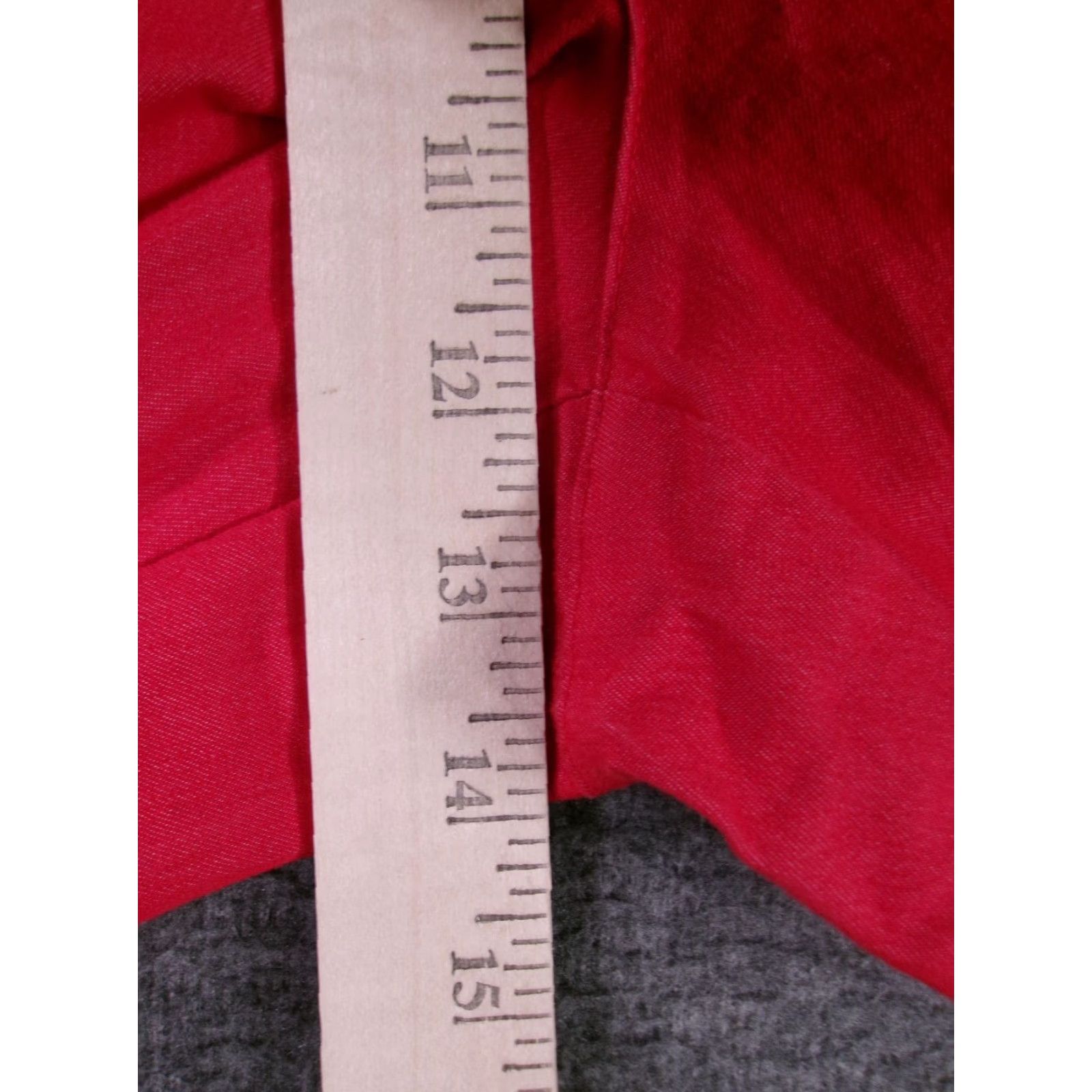 Vintage Sag Harbor Sport Pants Womens M Cropped Pull On Elastic Waist Side Pockets Red Size 32" / US 10 / IT 46 - 5 Thumbnail
