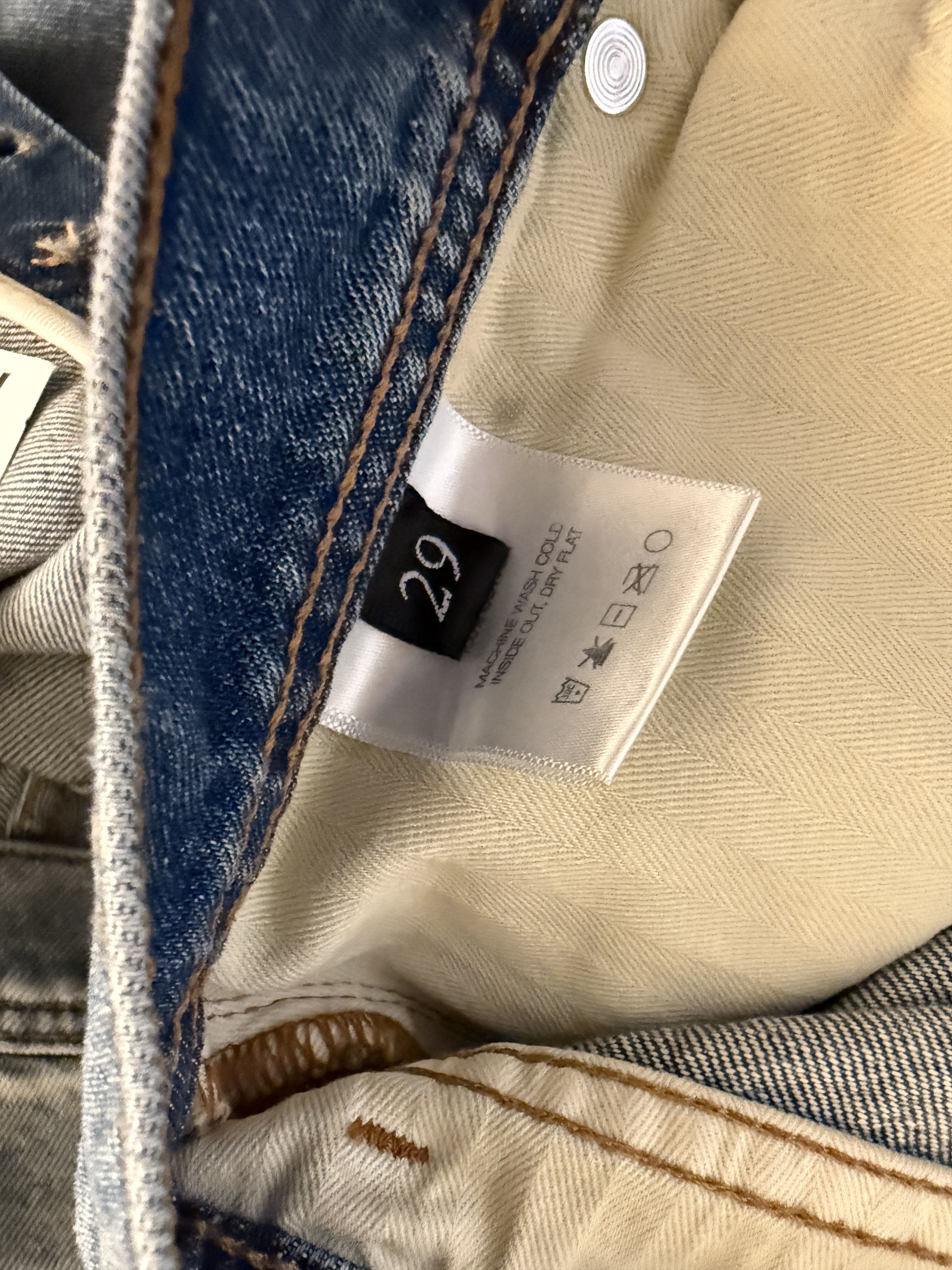 Enfants Riches Deprimes Enfants Riches Déprimés Distressed Straight-Leg Jeans Size US 29 - 10 Thumbnail