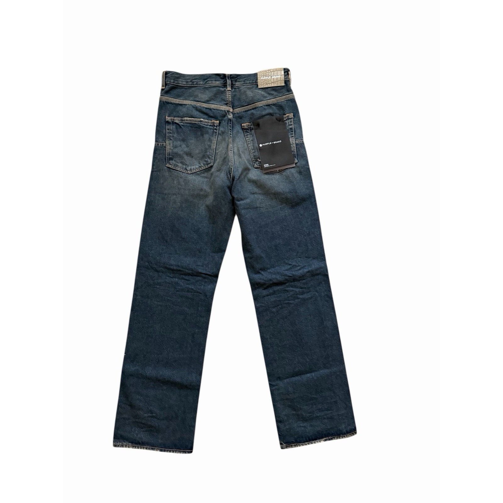 Purple Brand Purple Brand Jeans Mens Wide Leg Jeans Italy P018 Size 32/32 Size US 29 - 4 Thumbnail