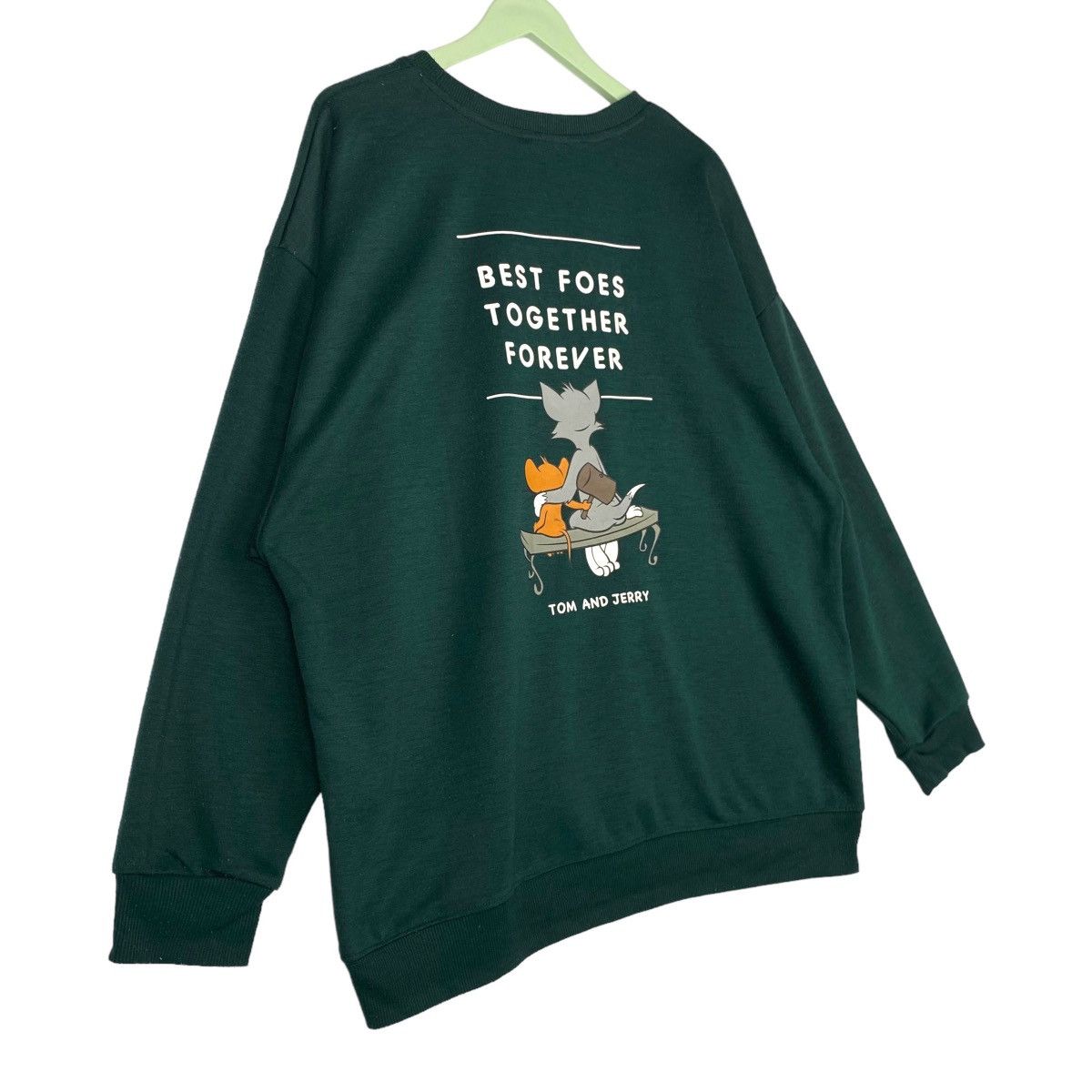 Cartoon Network × Vintage Vintage Tom&Jerry Embroidered/Full Print Crewneck Sweatshirt Size US XL / EU 56 / 4 - 3 Thumbnail