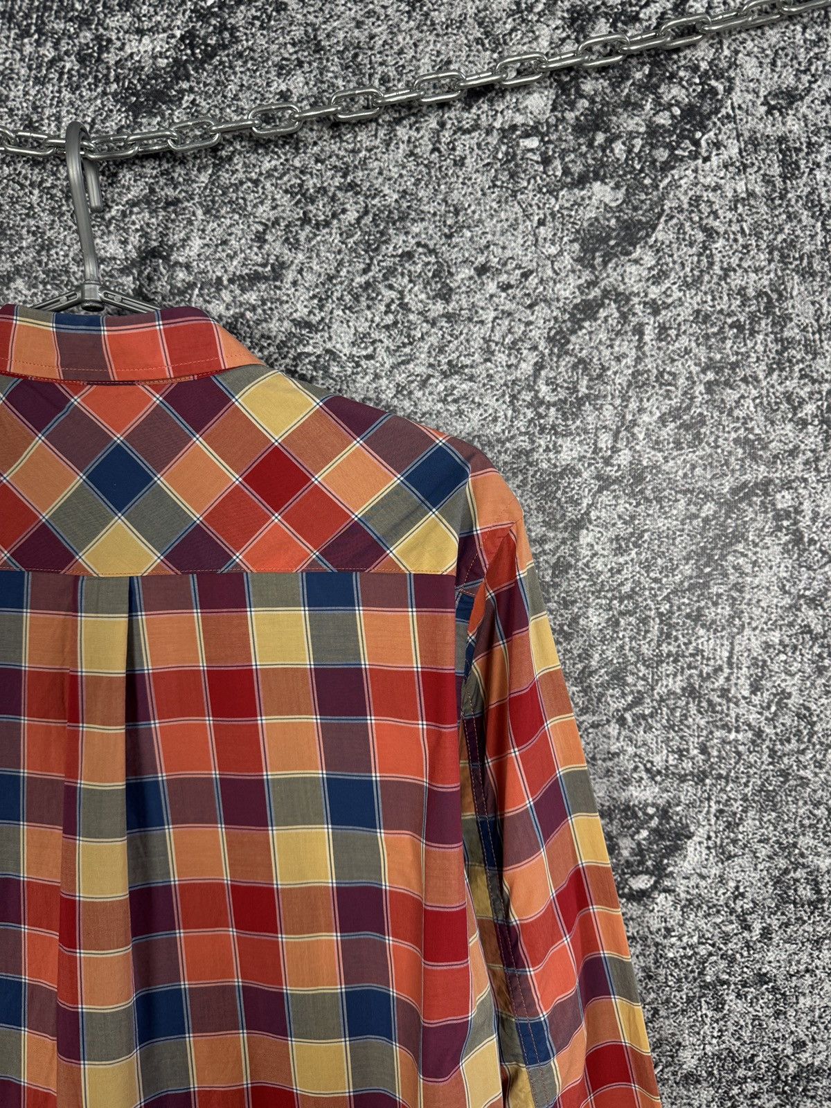 NN07 NN07 Derek Long Sleeve Plaid Shirt Button Up Multicolor Sz L Size US L / EU 52-54 / 3 - 10 Thumbnail
