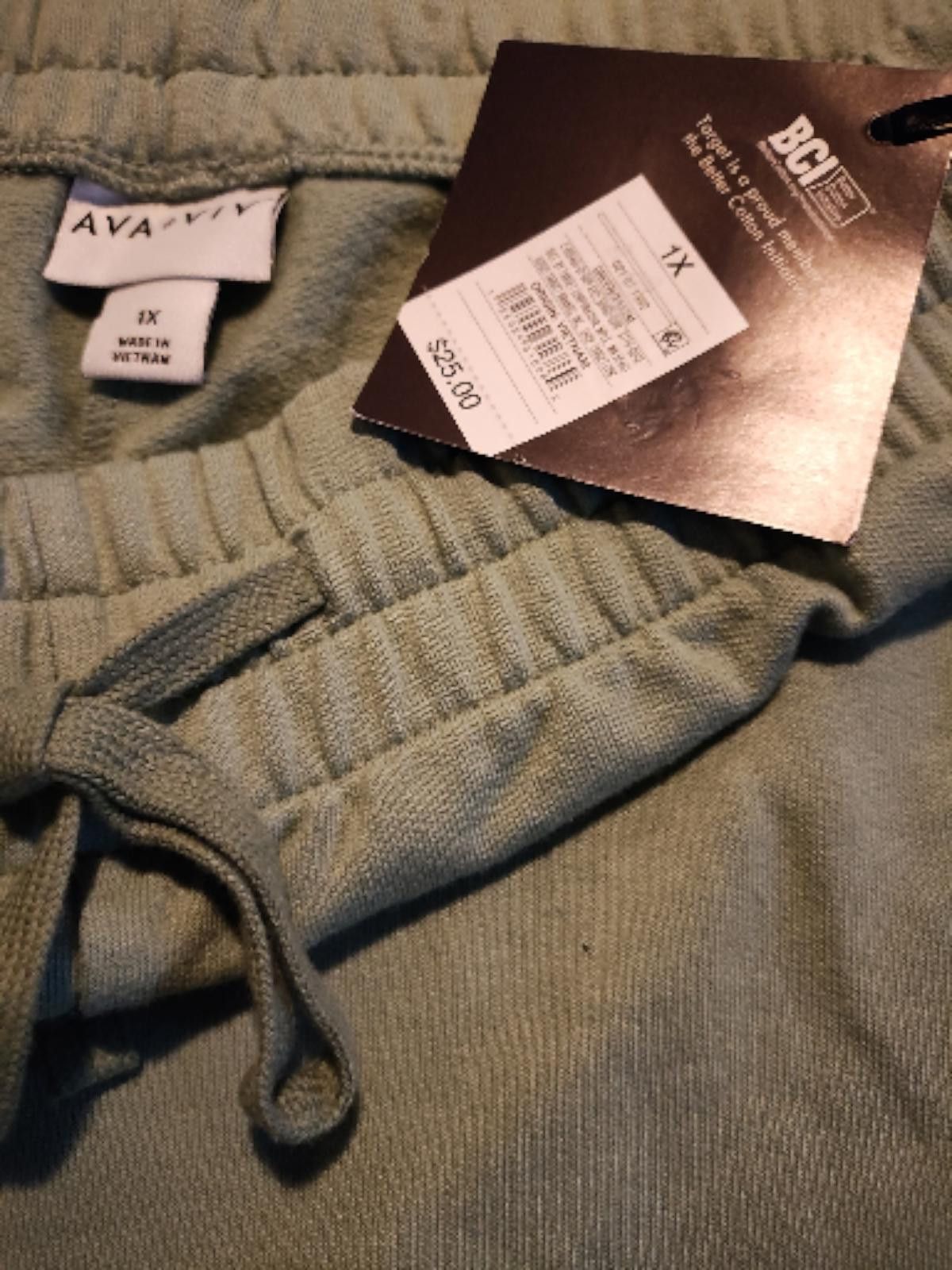 Other AVA & VIV XL Size Light Olive Green Sweatpants Size 40" / US 18 - 7 Thumbnail