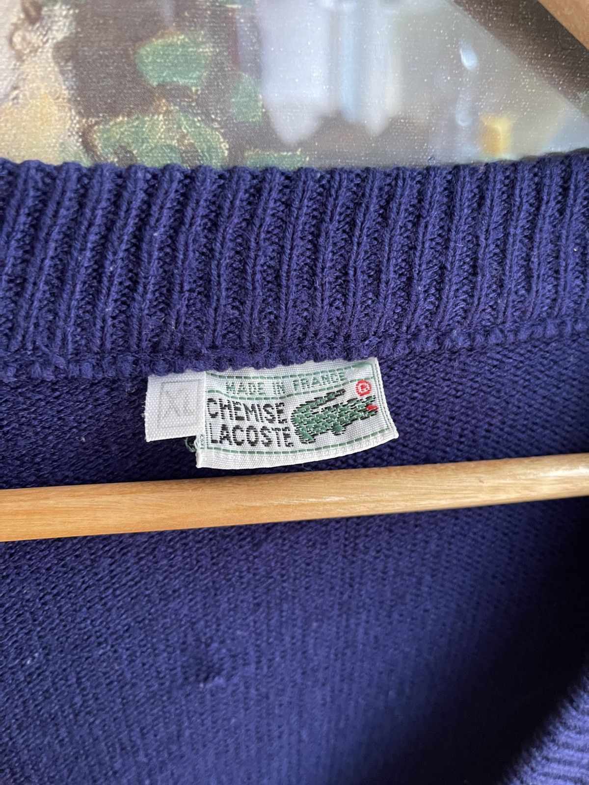 Lacoste Lacoste Knit Sweater 80s Size US XL / EU 56 / 4 - 3 Thumbnail
