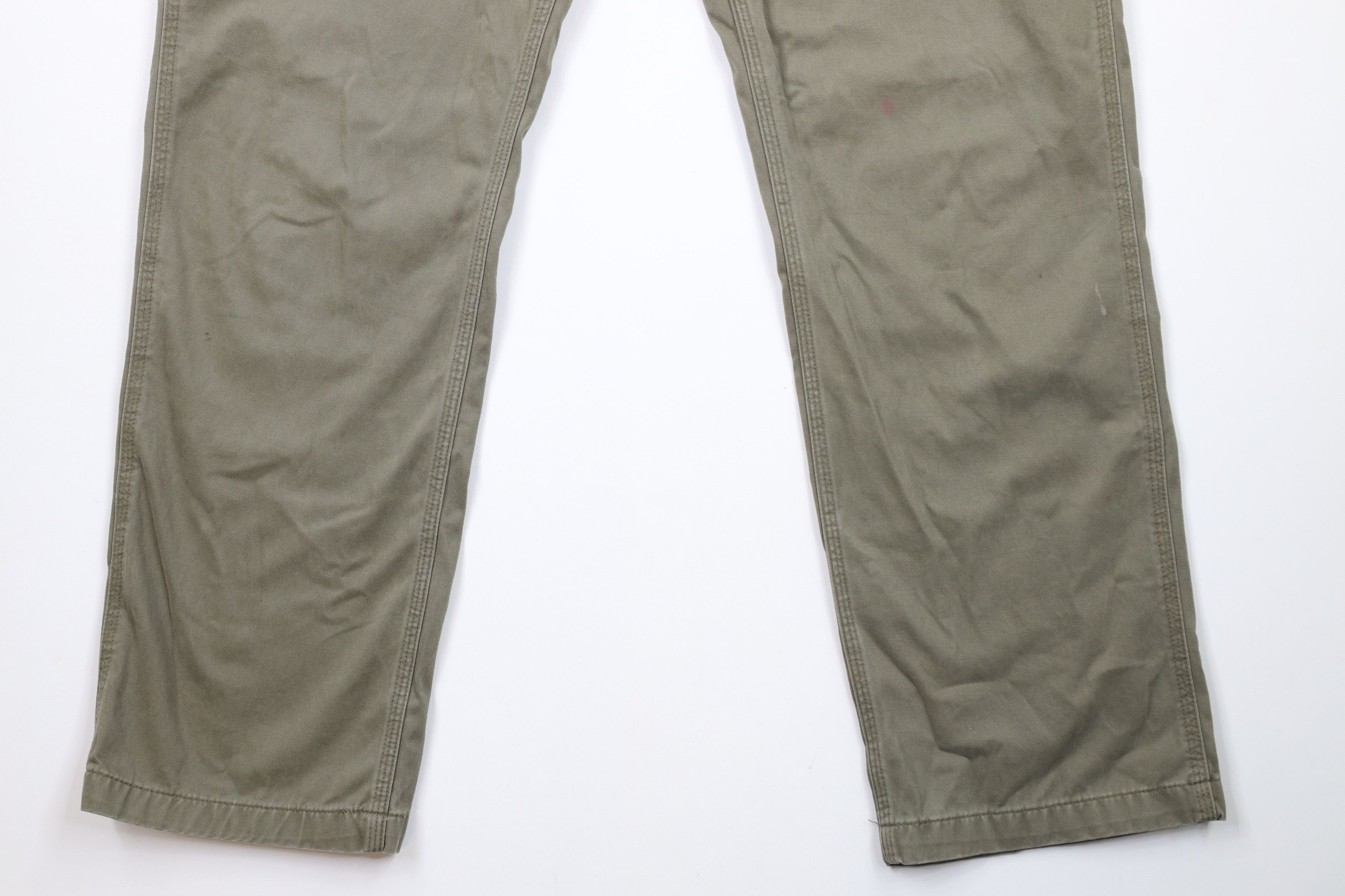 Carhartt × Vintage Vintage Carhartt Out Wide Leg Dungaree Carpenter Pants Green Size US 38 / EU 54 - 4 Thumbnail