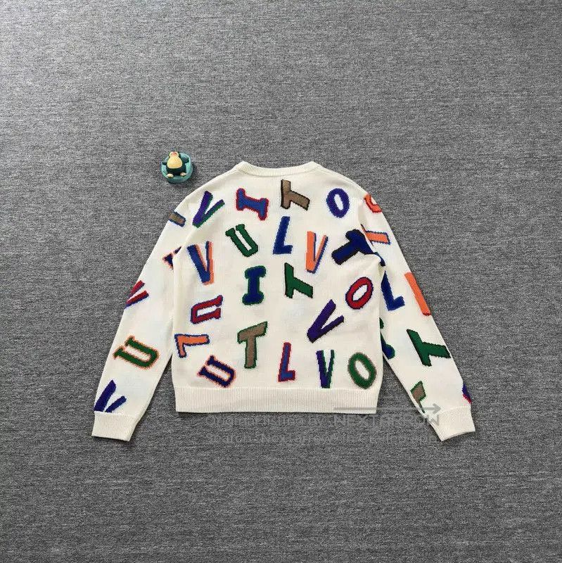 Louis Vuitton Louis Vuitton Colorful Knit Sweater for Men . Size US L / EU 52-54 / 3 - 2 Thumbnail