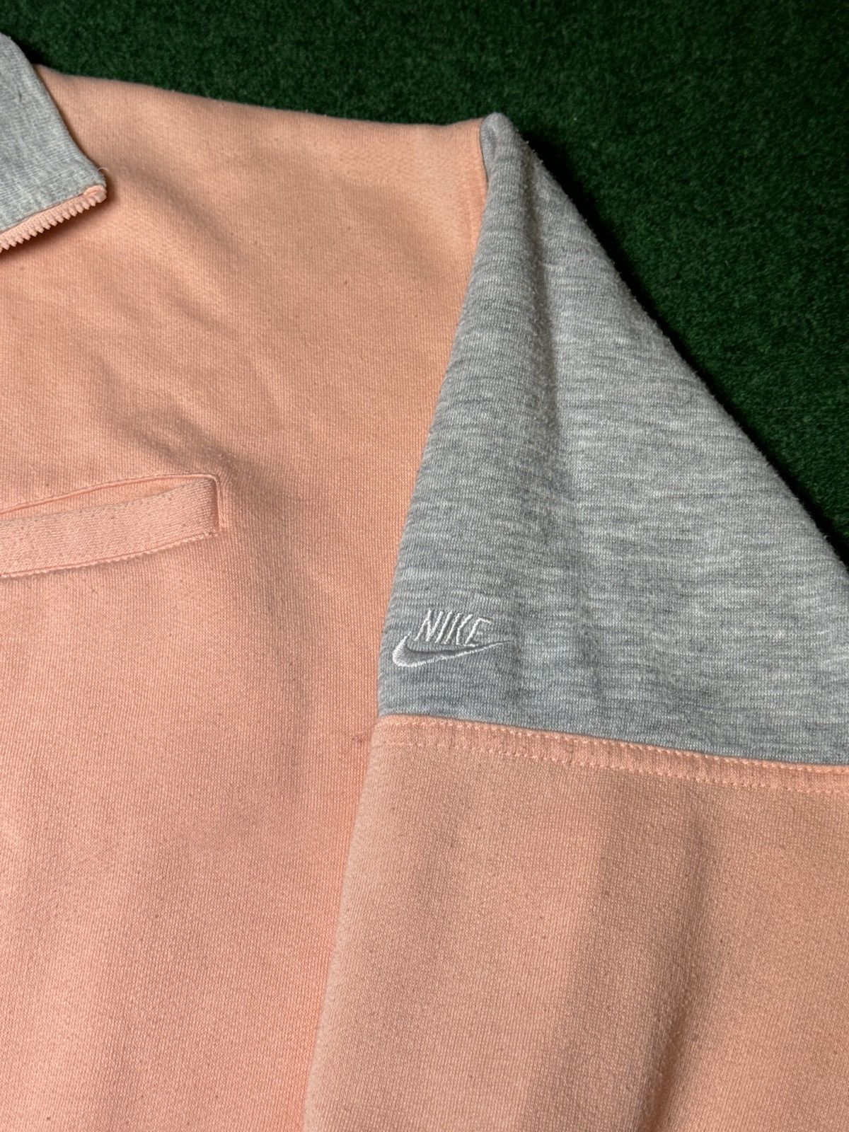 Nike × Vintage Vintage 80s 90s Nike Full Zip Cute Petite Large Sweatshirt Size L / US 10 / IT 46 - 4 Thumbnail
