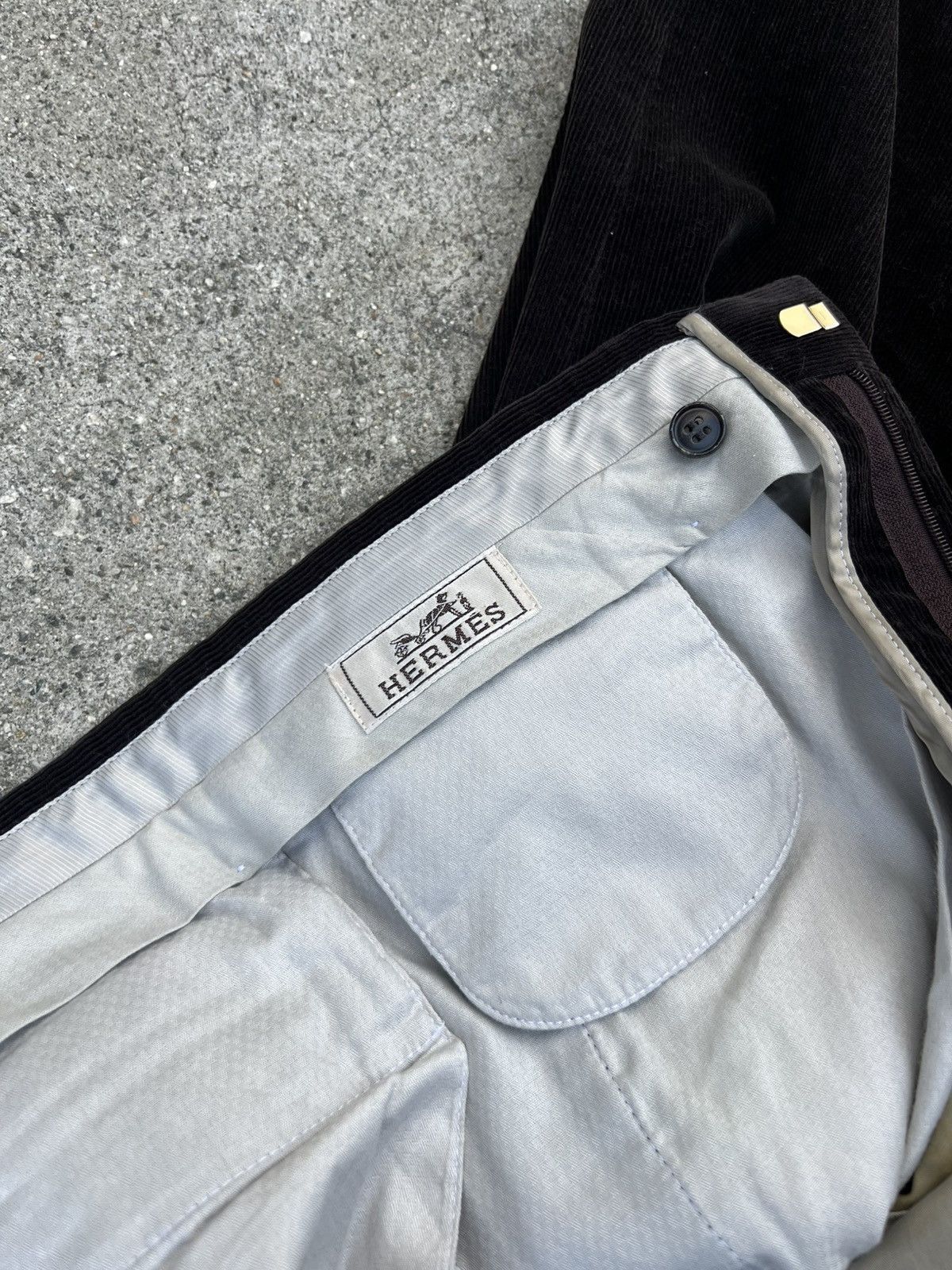 Hermes Hermes Corduroy Size US 32 / EU 48 - 3 Thumbnail