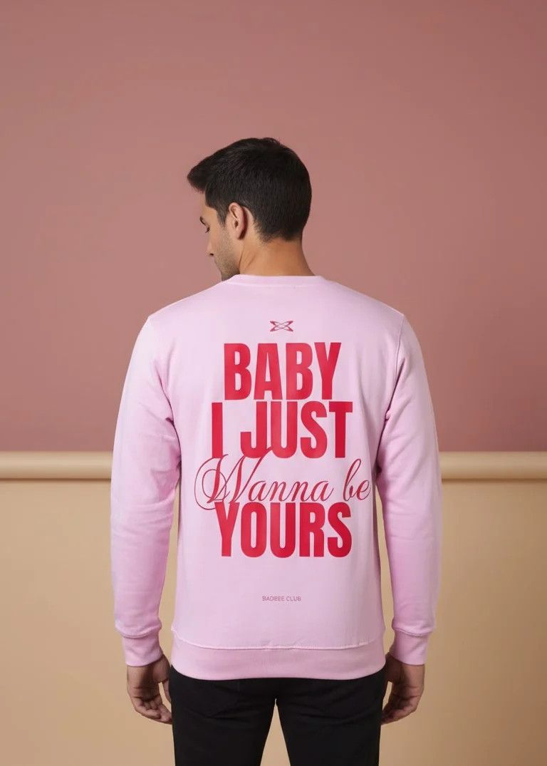 Other Badbee Wanna Be Yours Pink Sweatshirt | Streetwear Size US M / EU 48-50 / 2 - 4 Thumbnail