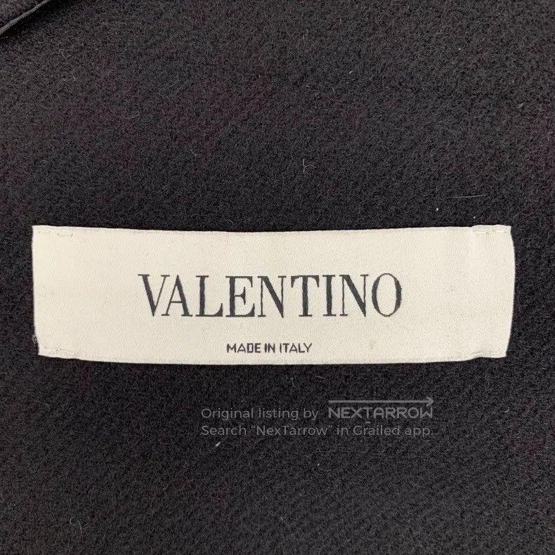 Valentino Valentino Black wool Fangling double-breasted short coat Size S / US 4 / IT 40 - 5 Thumbnail
