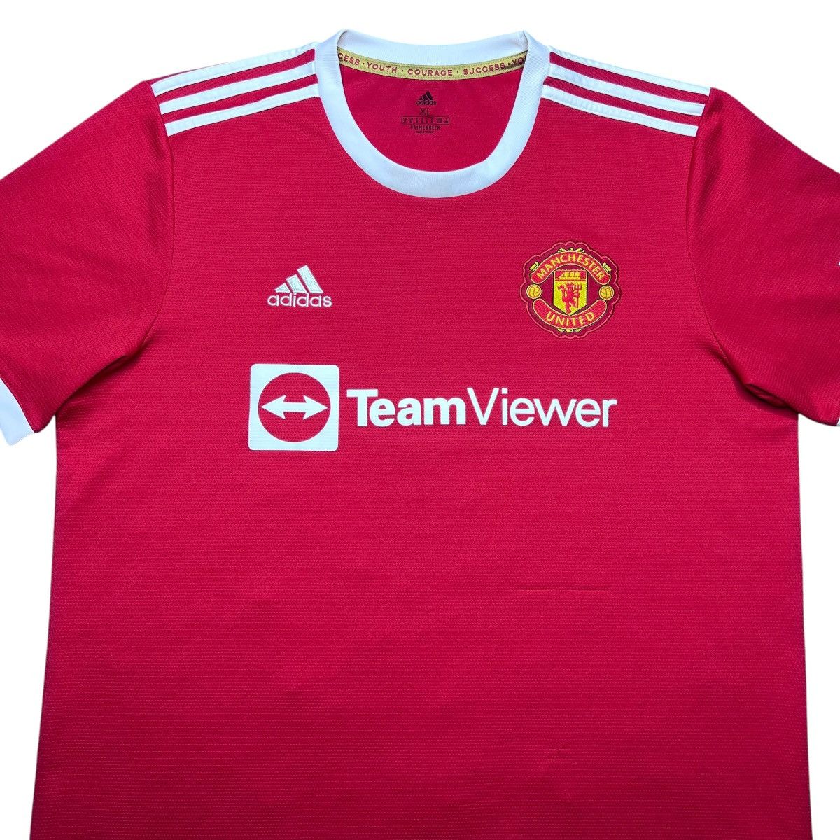 Adidas 2022 Manchester United Red Adidas Soccer Football Jersey Size US XL / EU 56 / 4 - 5 Thumbnail