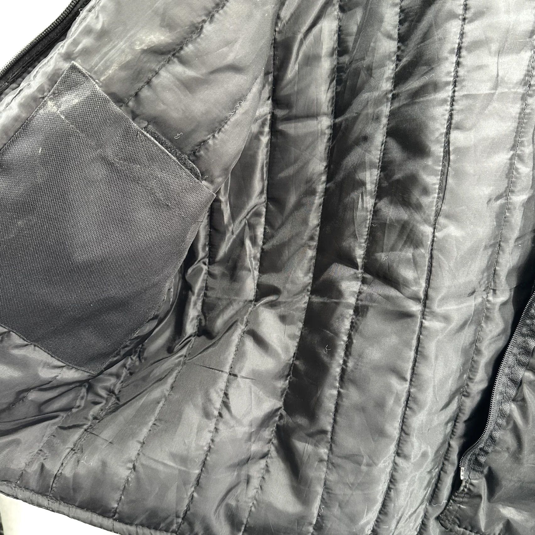 Vintage RoadDog Apparel Company Jacket Mens Large Black Quilted Liner Nylon Full Zip Pockets Riding Size US L / EU 52-54 / 3 - 3 Thumbnail