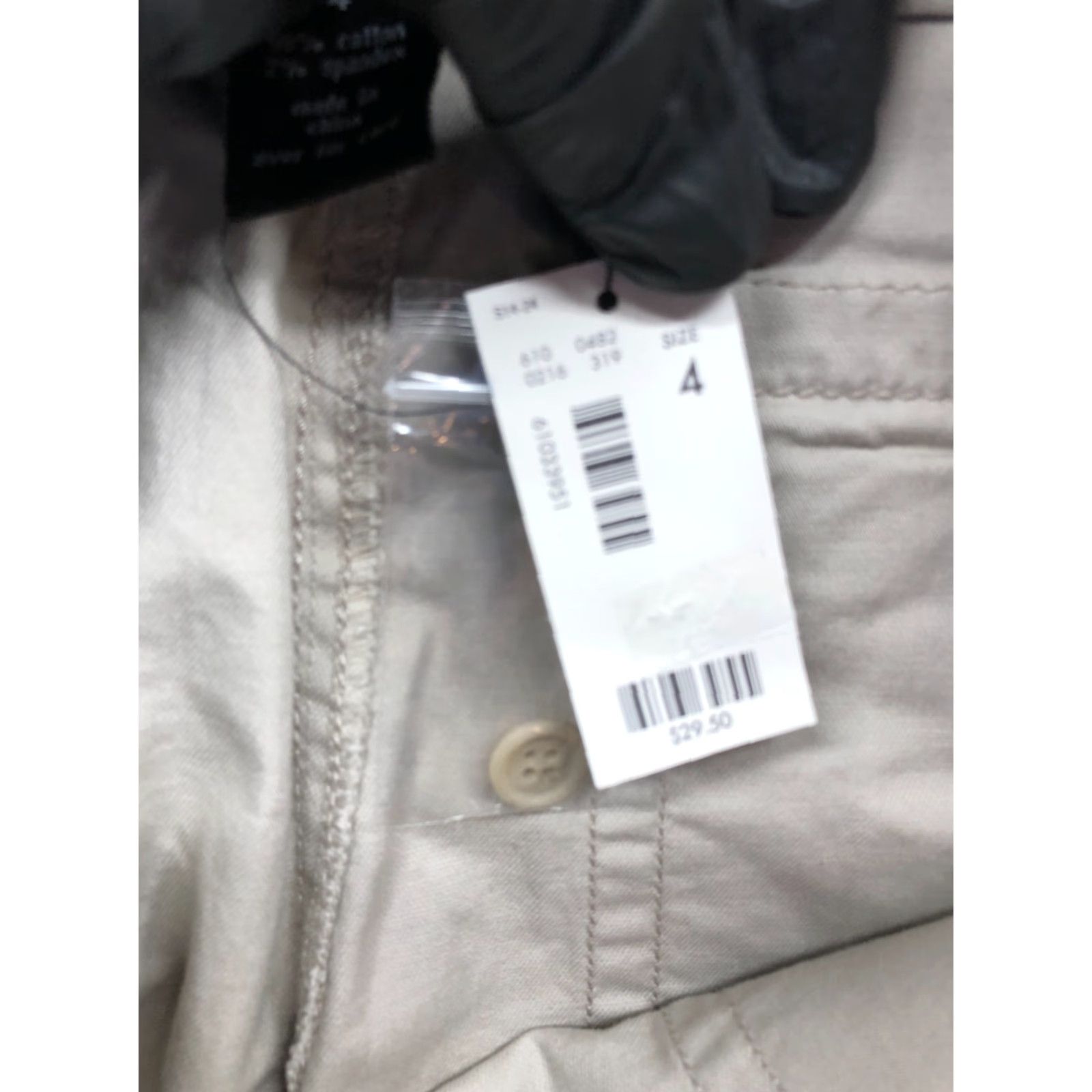 Vintage The Limited Chino Shorts Womens Size 4 Mid Rise Beige Medium Wash Size 27" / US 4 / IT 40 - 7 Thumbnail