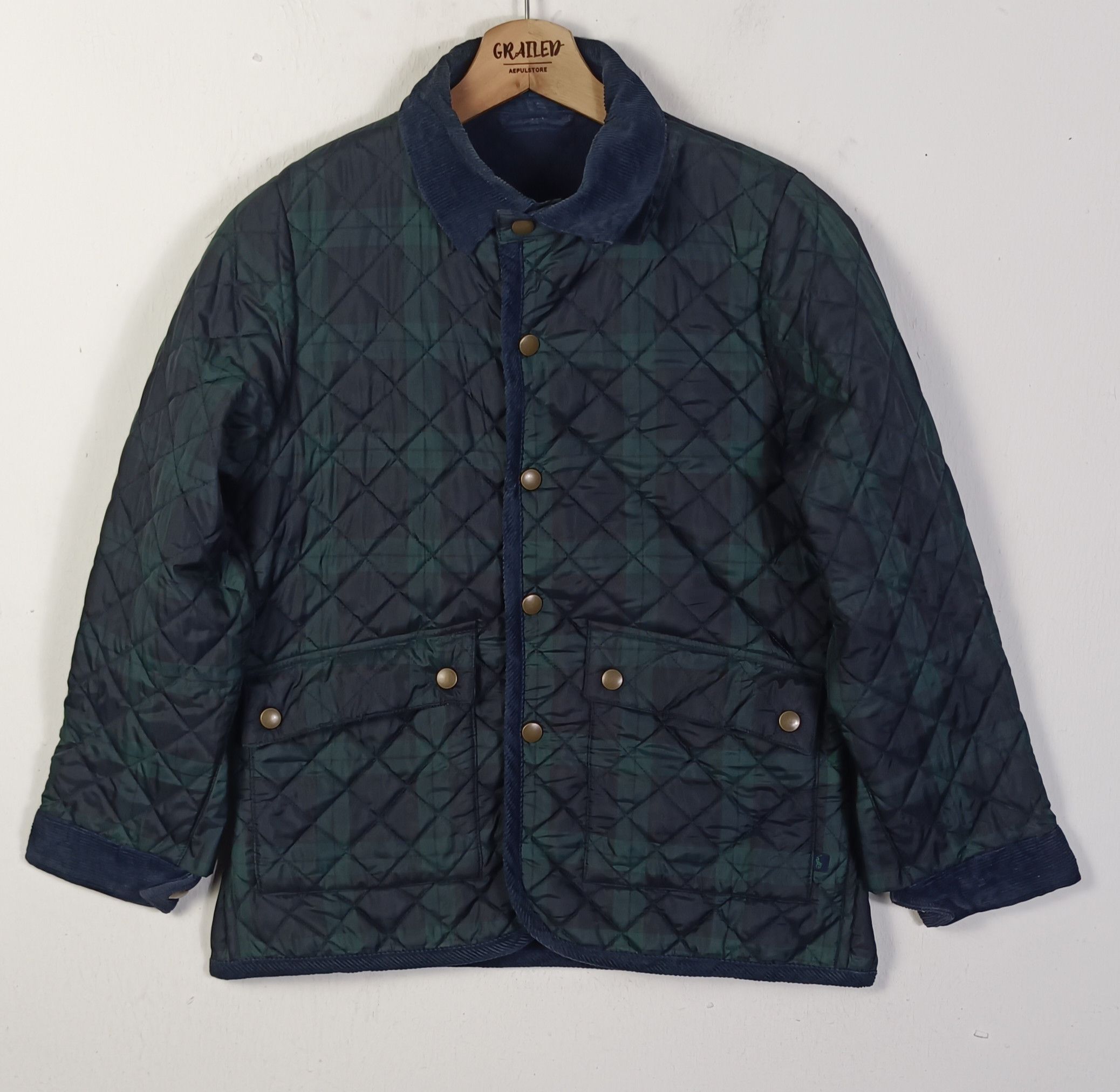 Ralph Lauren Ralph Lauren Quilted Men Jacket Size US S / EU 44-46 / 1 - 1 Thumbnail