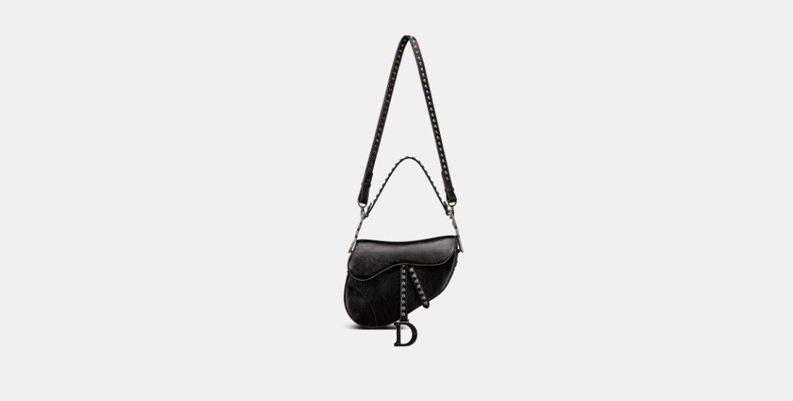 Dior o1w1db10125 Size: OS / Saddle Bag with Strap in Black Size ONE SIZE - 5 Thumbnail