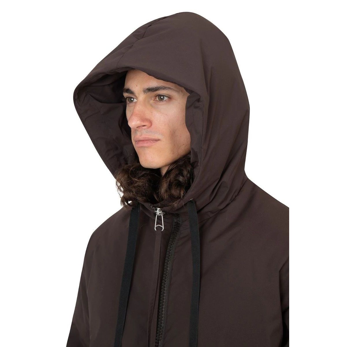 OAMC o1y0225 Logo Hooded Jacket in Chocolate Brown Size US L / EU 52-54 / 3 - 2 Thumbnail