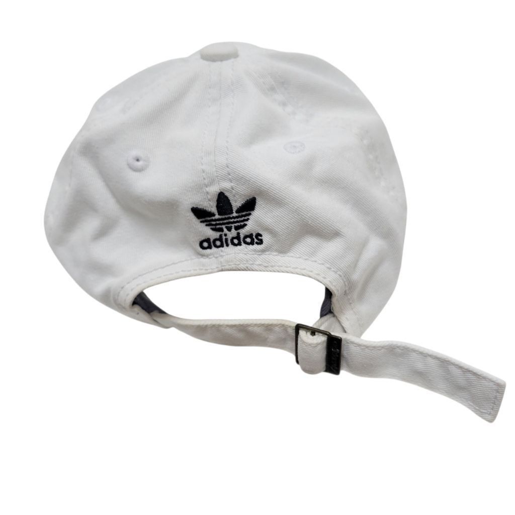 Adidas Adidas Baseball Hat Cap White One Size Embroidered Logo Size ONE SIZE - 4 Thumbnail