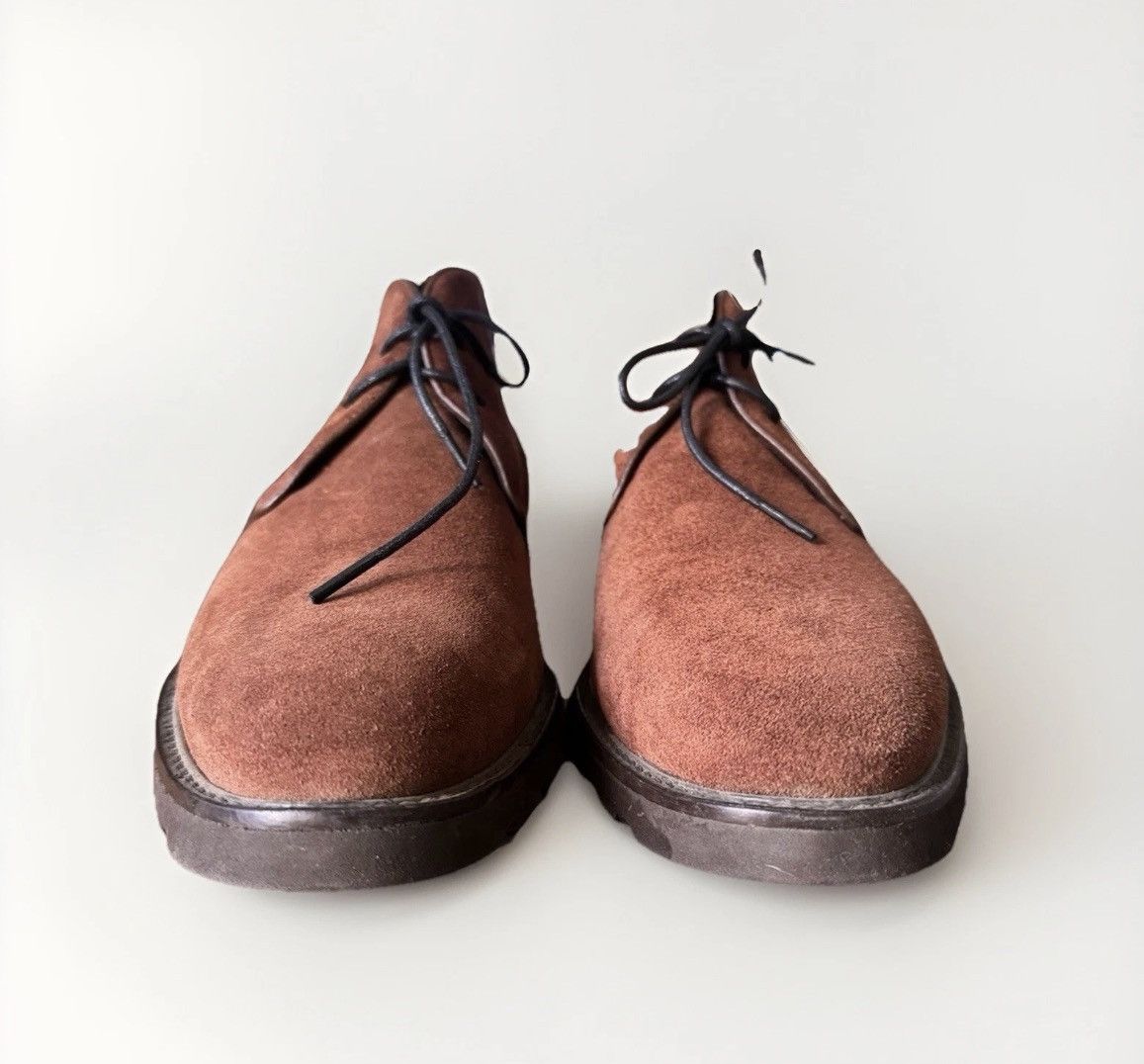 Bruno Magli Bruno Magli Suede Chukka Boots – Italy – Rust Brown – 11 Size US 11 / EU 44 - 2 Thumbnail