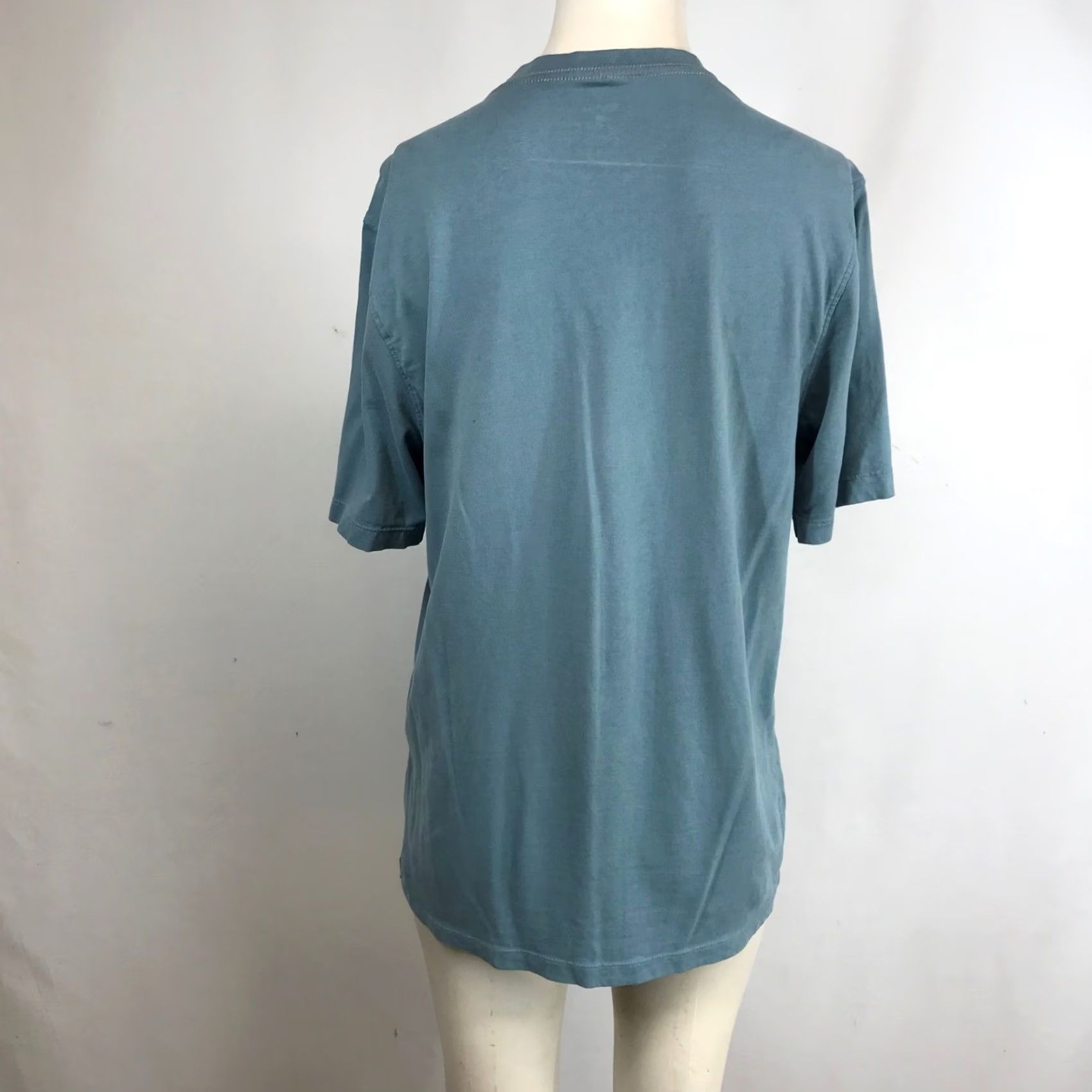 Vintage Horny Toad T-Shirt Women's V-Neck Short Sleeve Organic Cotton Blue Small Size S / US 4 / IT 40 - 5 Thumbnail