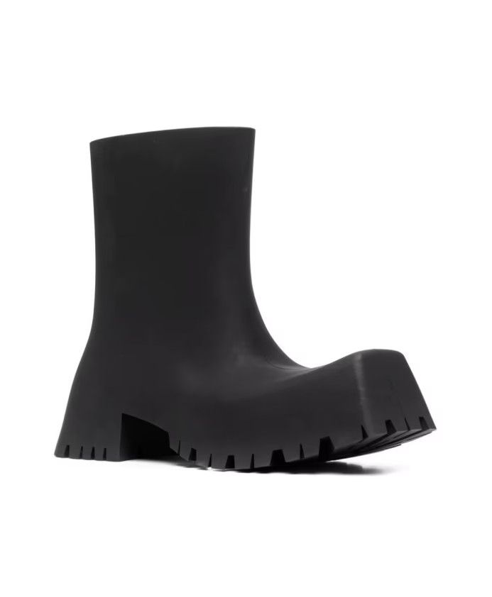 Balenciaga o1la1rc1a0824 Trooper Rubber Boot in Black Size US 12 / EU 45 - 2 Thumbnail