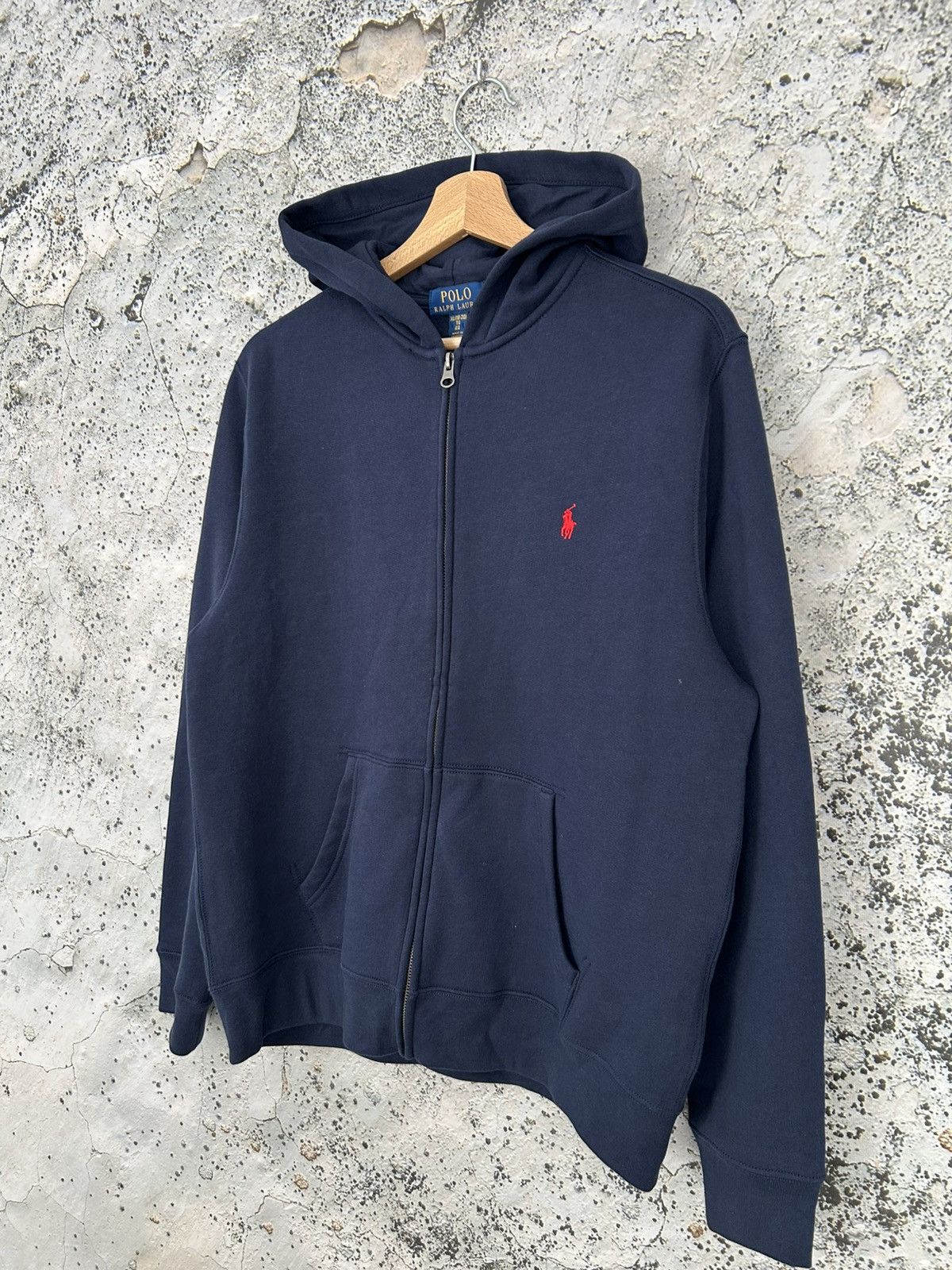 Polo Ralph Lauren Polo Ralph Lauren Vintage Zip Hoodie Basic Logo Hype Skate Size US S / EU 44-46 / 1 - 2 Thumbnail