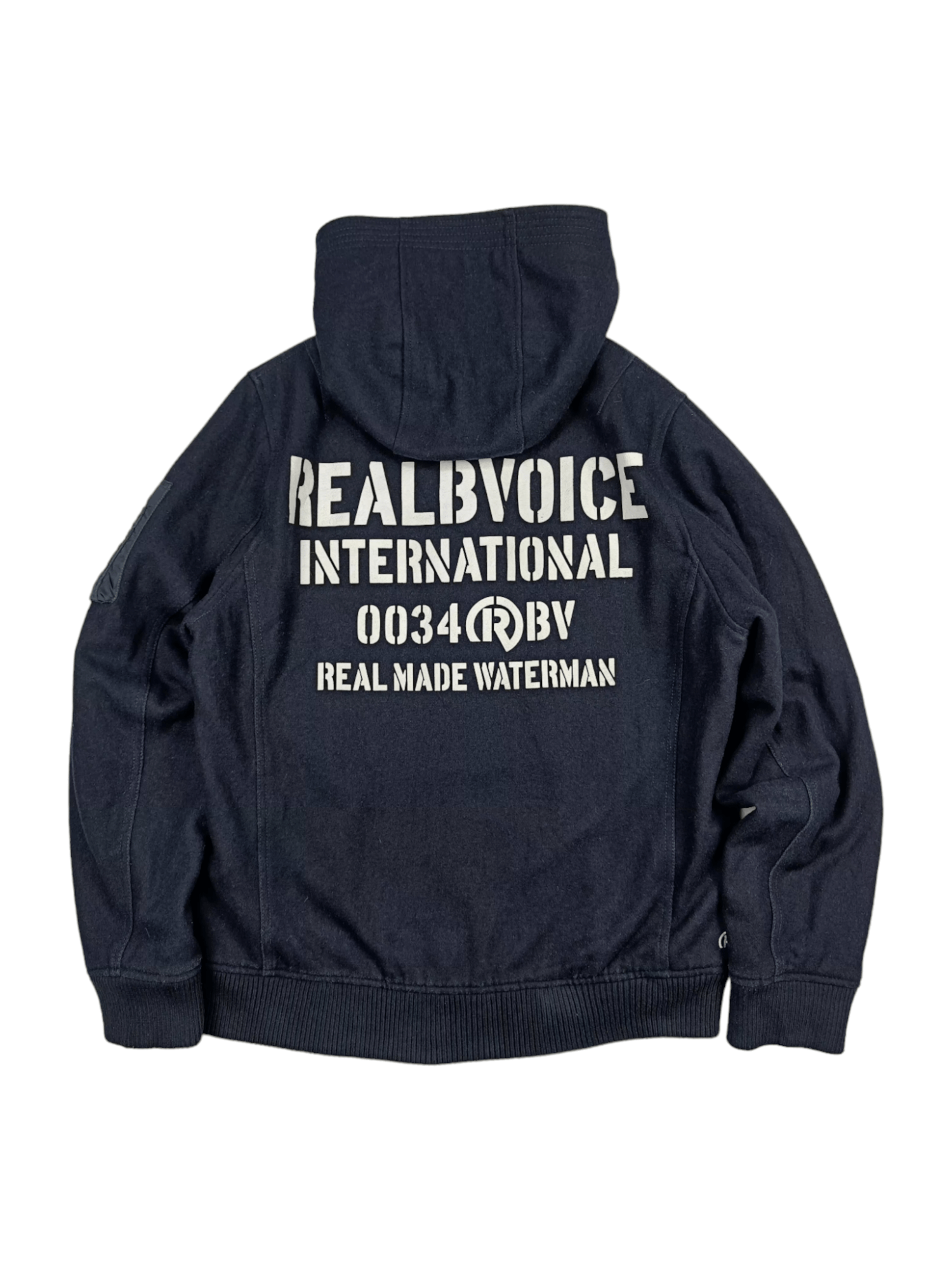 Japanese Brand Hype🔥RealBvoice Wool Zipper Hoodie Jacket Size US L / EU 52-54 / 3 - 1 Thumbnail