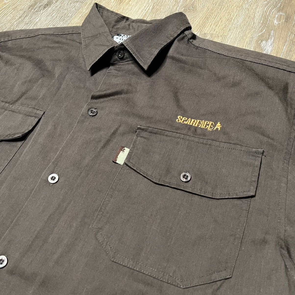 Vintage rare 90s scarface button up Size US XXL / EU 58 / 5 - 4 Thumbnail