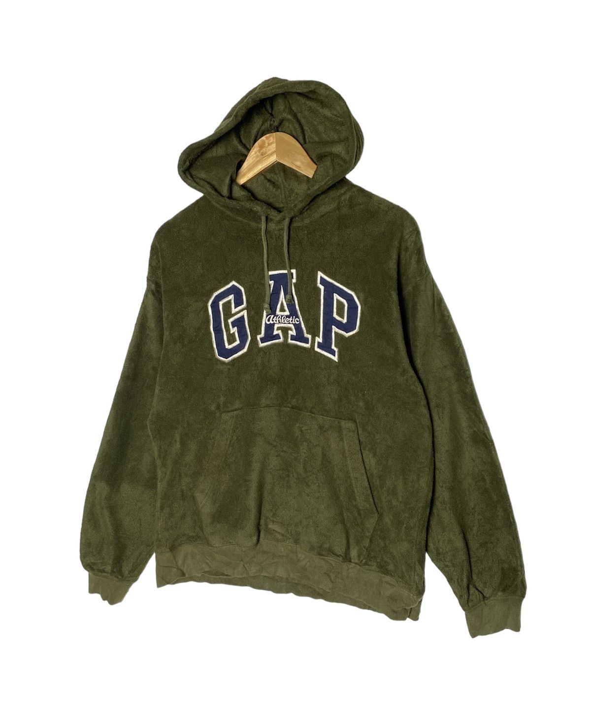Gap × Vintage Vintage Gap Embroidered Fleece Hoodies Size US L / EU 52-54 / 3 - 2 Thumbnail