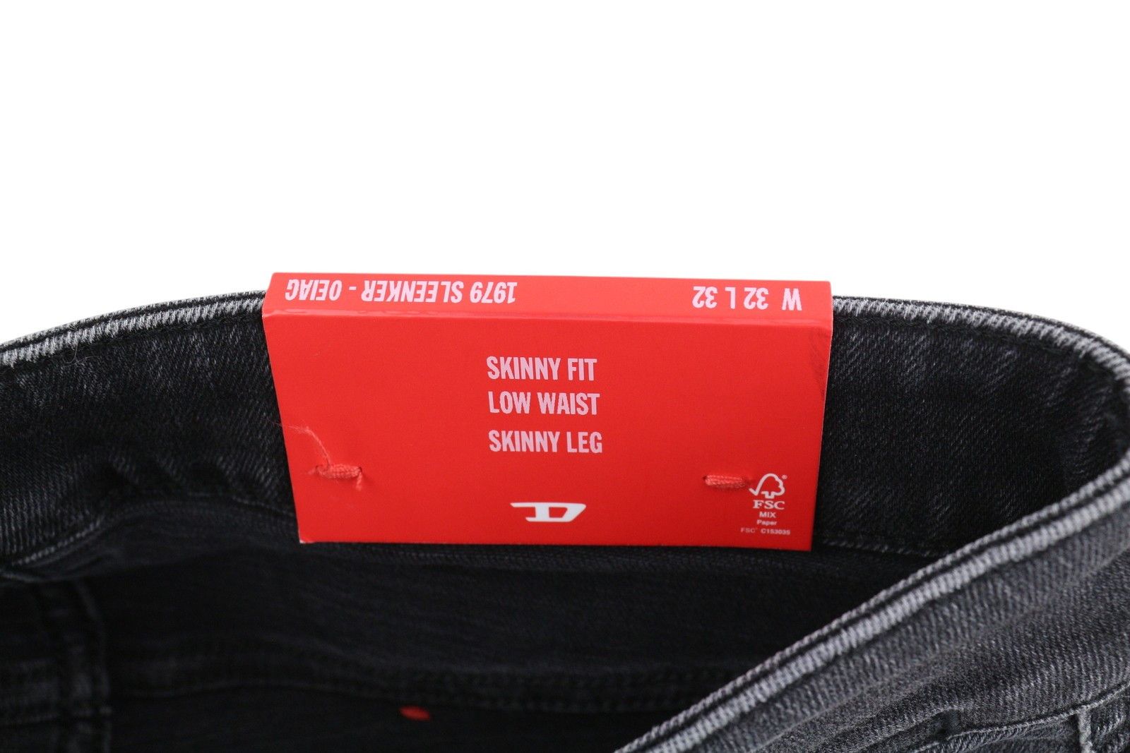 1979 SLEENKER 0EIAG W32/L32 Skinny Low Waist Jeans 40914
