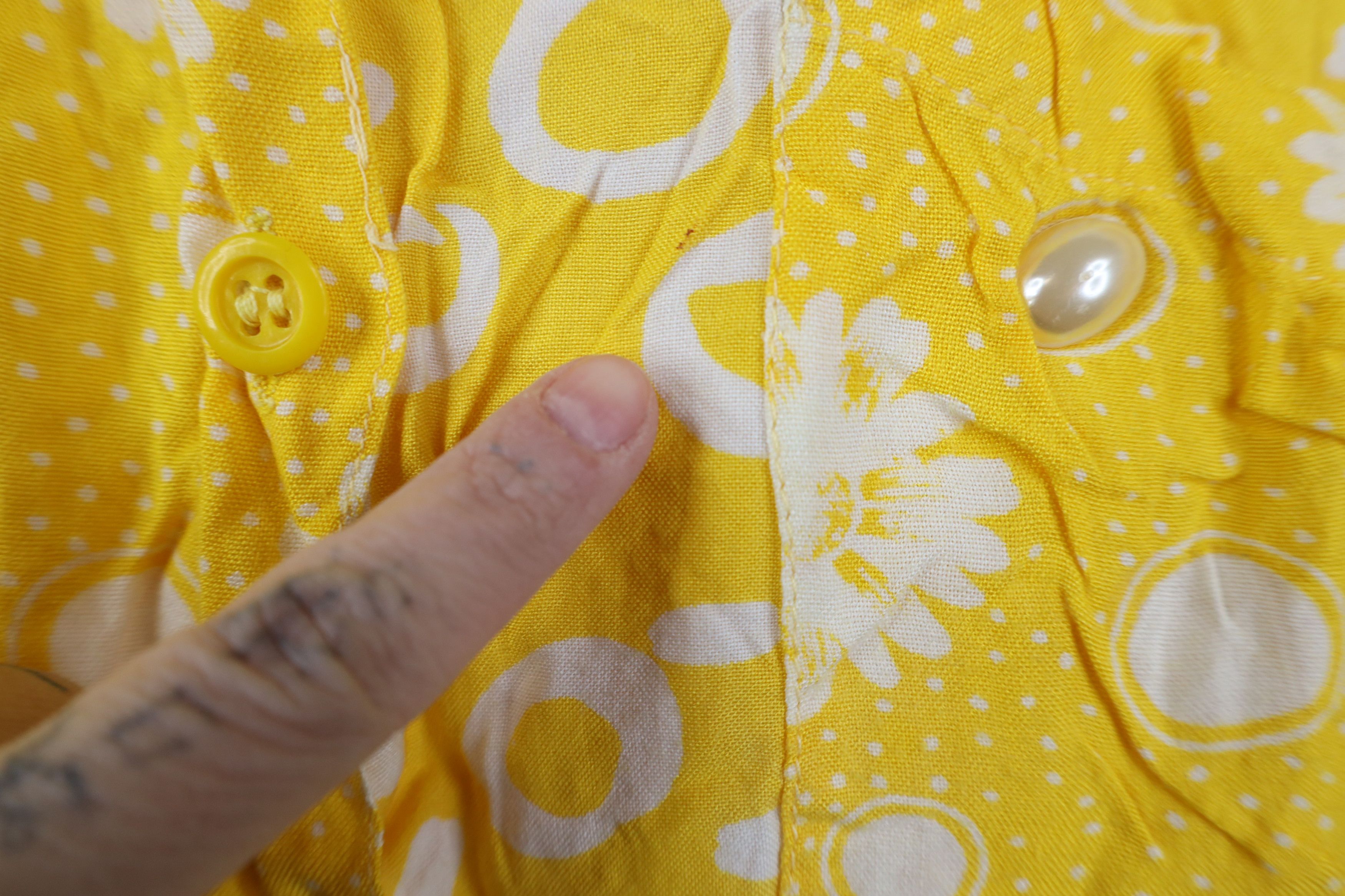 Vintage Vintage 90s Streetwear Gabardine Short Sleeve Button Shirt Size XL / US 12-14 / IT 48-50 - 6 Thumbnail