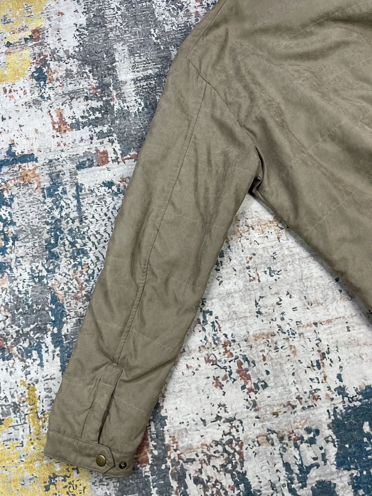 Kansai Yamamoto Kansai Yamamoto Moleskin Like 2 Collar Quilt Padded Jackets Size US M / EU 48-50 / 2 - 5 Thumbnail
