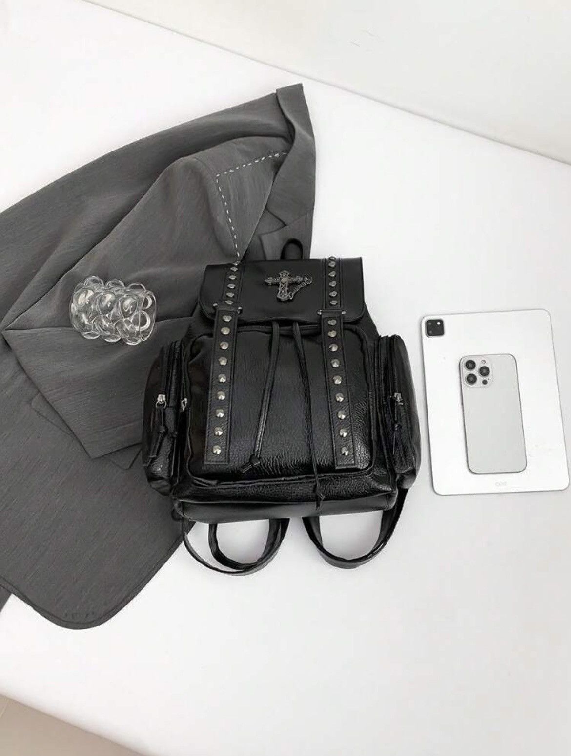 Designer 🖤Rick Owen’s Type Leather Bag🖤 Size ONE SIZE - 1 Thumbnail