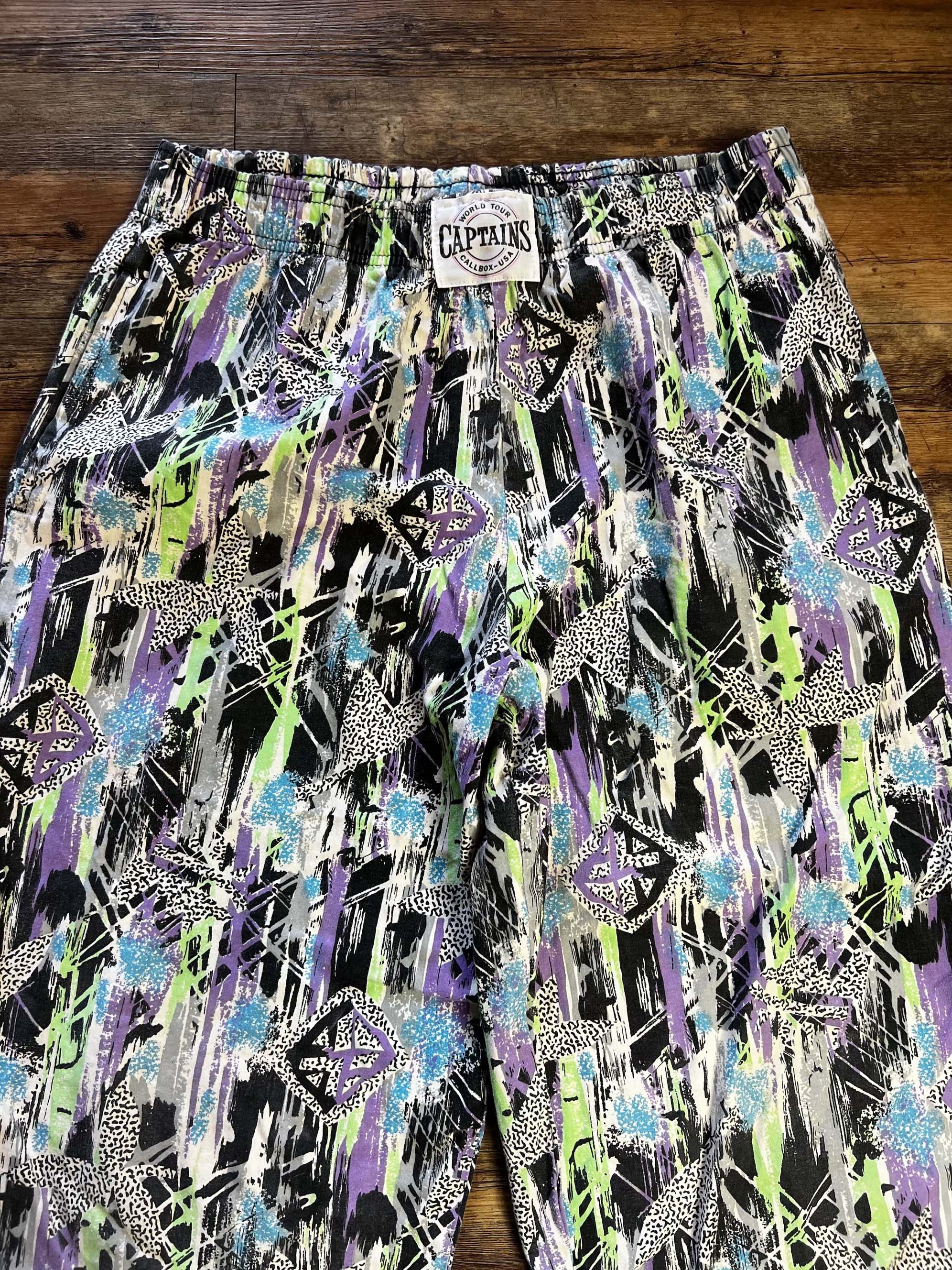 Vintage Vintage 1980's World Tour Captains Baggy Parachute Pants Size US 30 / EU 46 - 2 Thumbnail