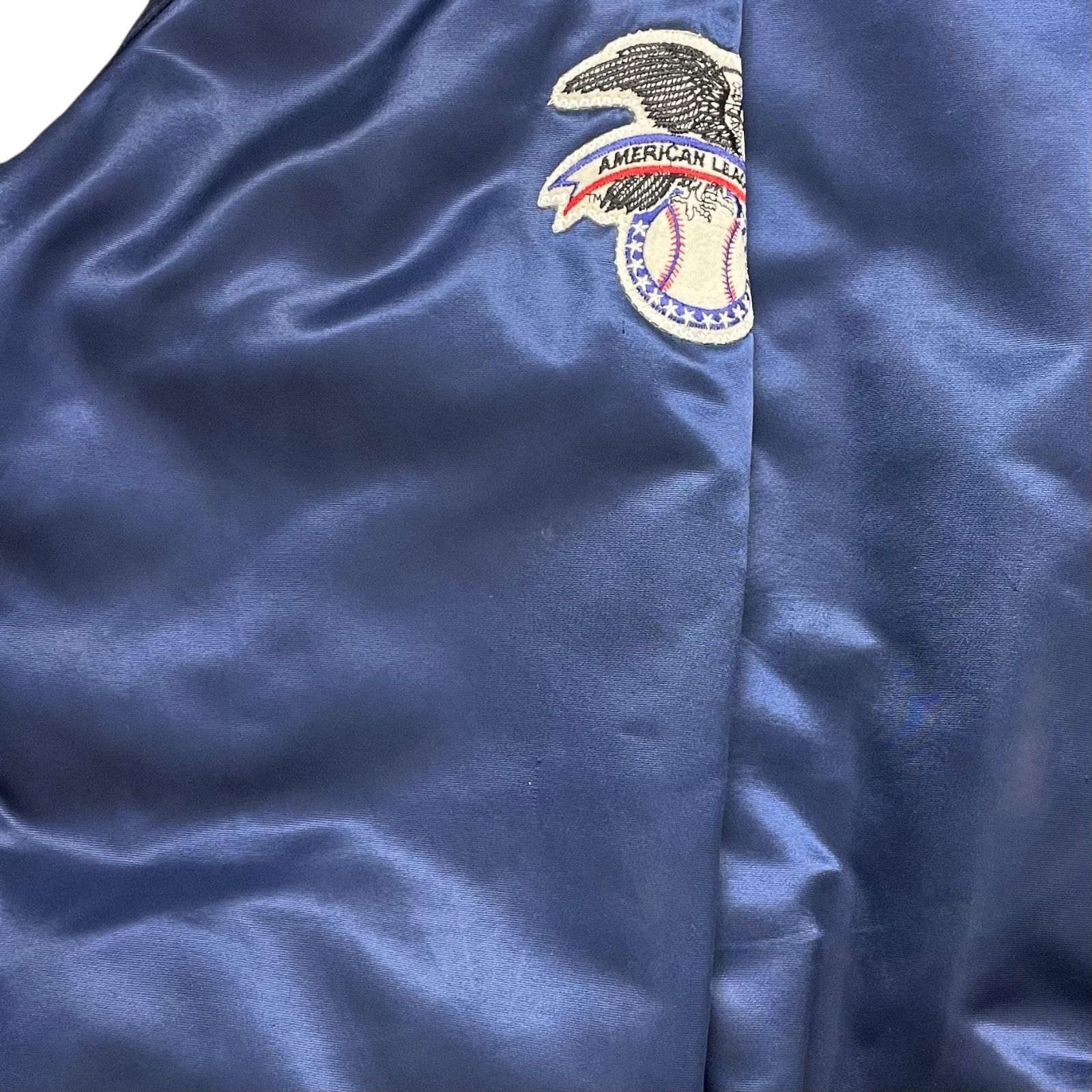 MLB VTG 90s WASHINGTON SENATORS STARTER SATIN BOMBER JACKET XL Size US XL / EU 56 / 4 - 14 Thumbnail