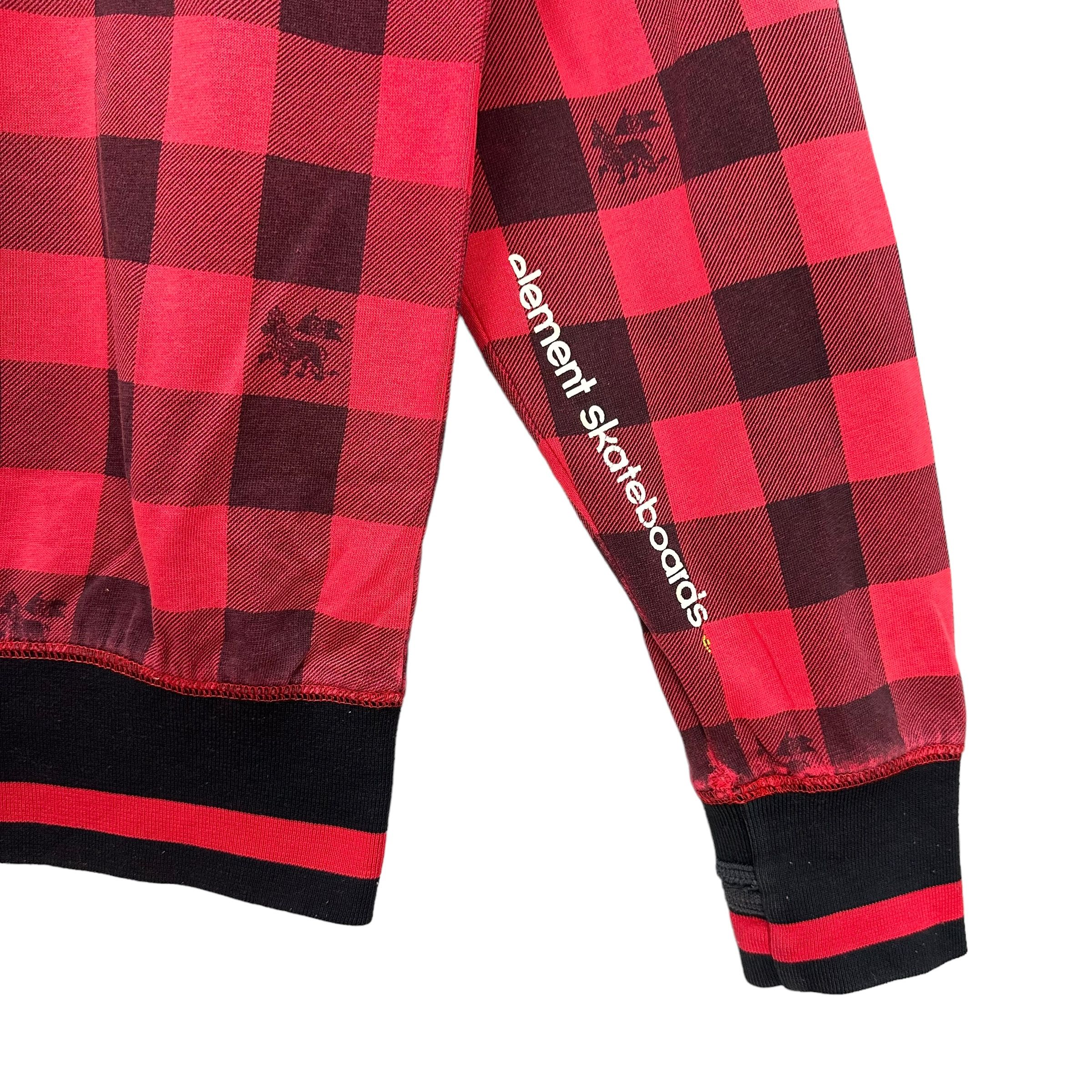 Element ELEMENT SKATEBOARDS CHECKED/PLAID ZIPPER HOODIES #8691-021 Size US L / EU 52-54 / 3 - 12 Thumbnail